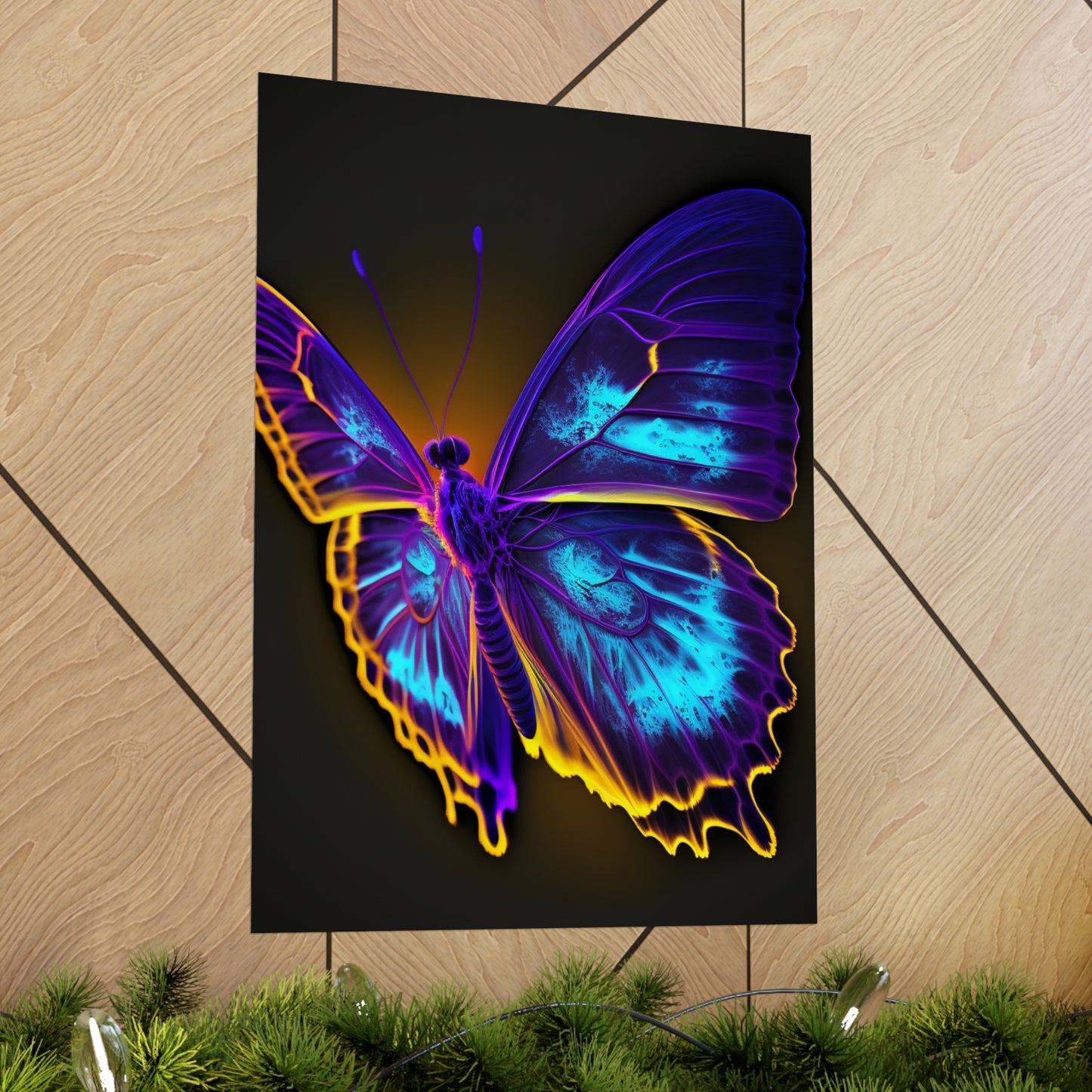 Premium Matte Vertical Posters Thermal Butterfly 4