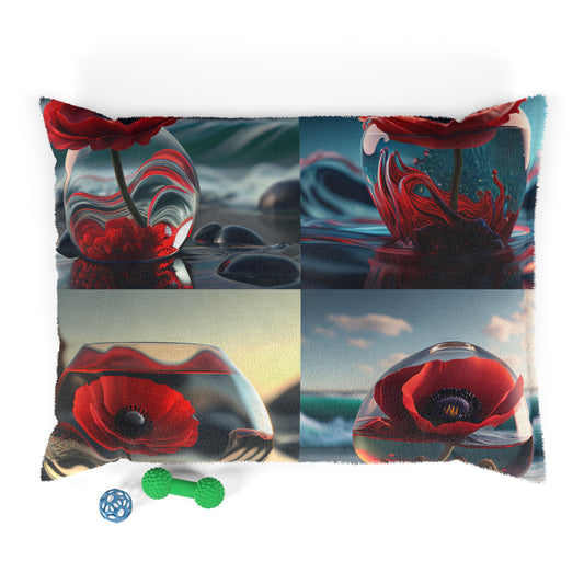 Pet Bed Red Anemone in a Vase 5