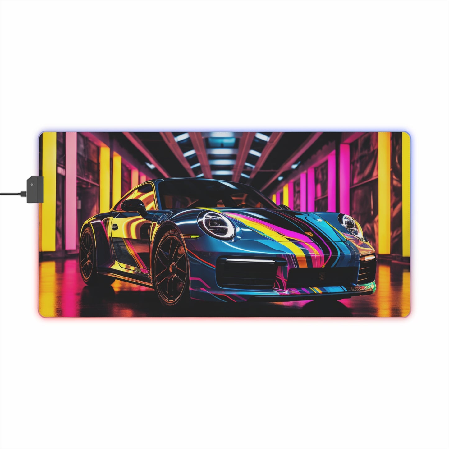 LED Gaming Mouse Pad Macro Porsche 1