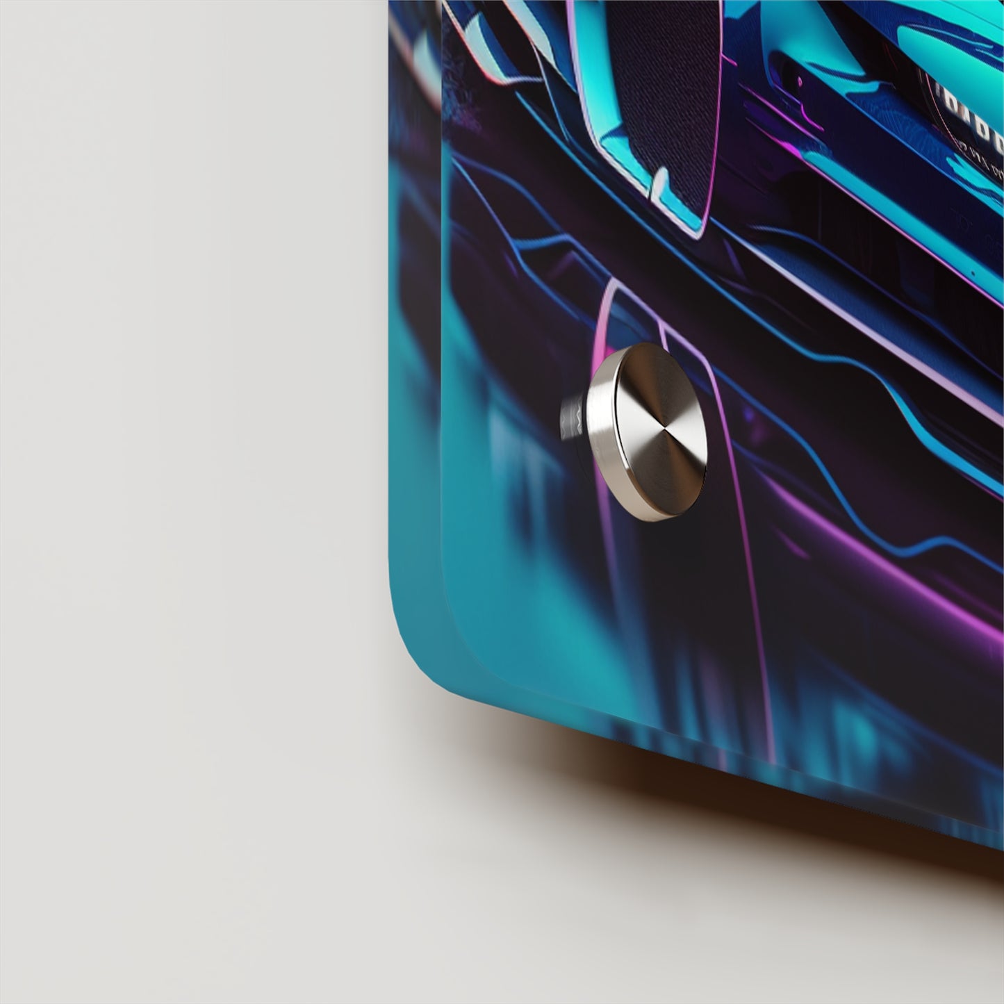 Acrylic Wall Art Panels Bugatti Neon Chiron 3