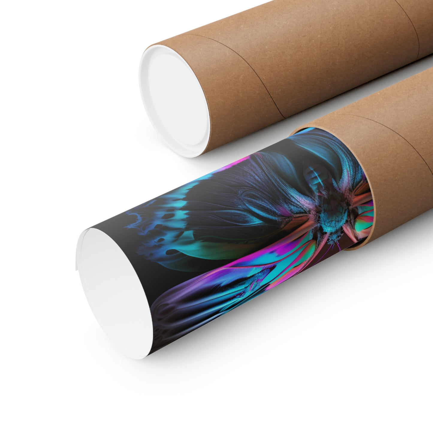 Premium Matte Vertical Posters Raw Florescent Glow 1