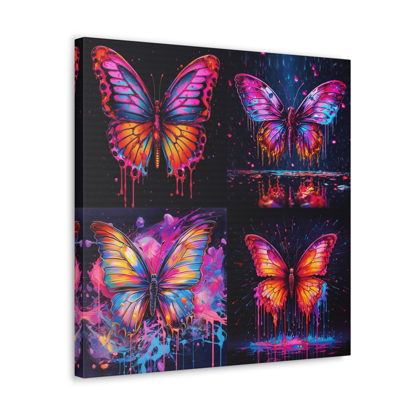 Canvas Gallery Wraps Pink Butterfly Flair 5