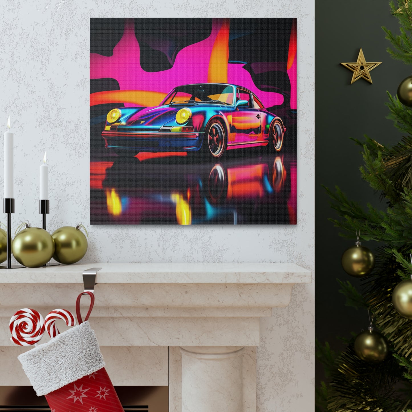 Canvas Gallery Wraps Macro Porsche 2