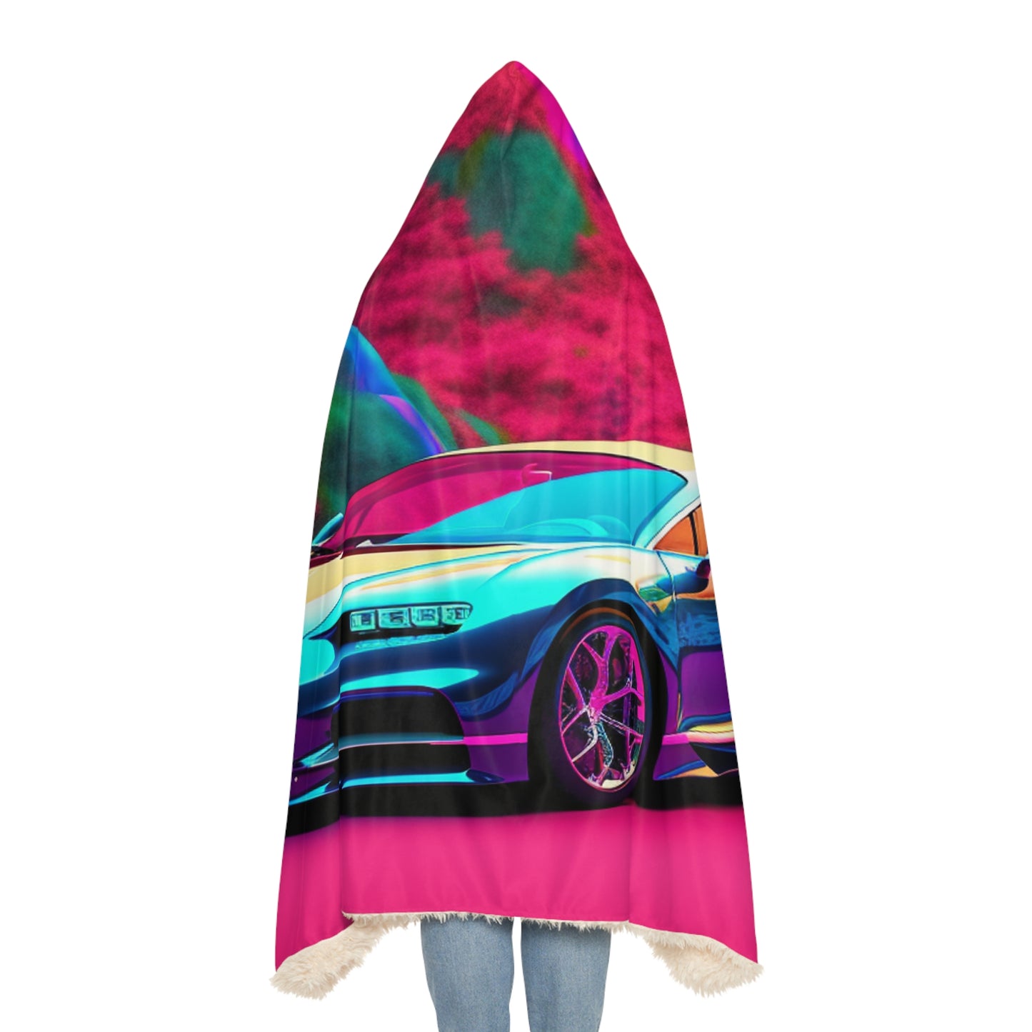 Snuggle Hooded Blanket Florescent Bugatti Flair 4