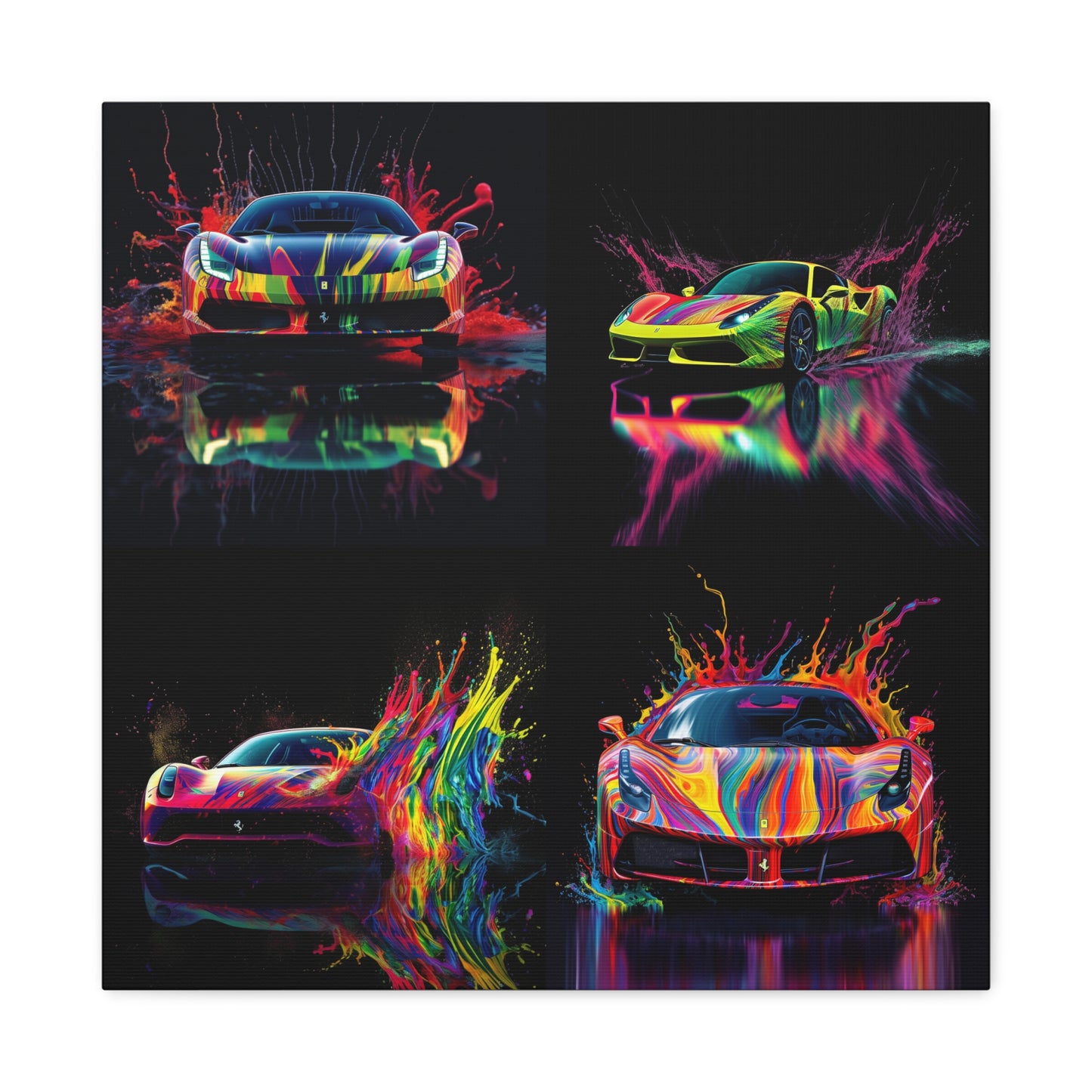 Canvas Gallery Wraps Ferrari Fusion Water 5