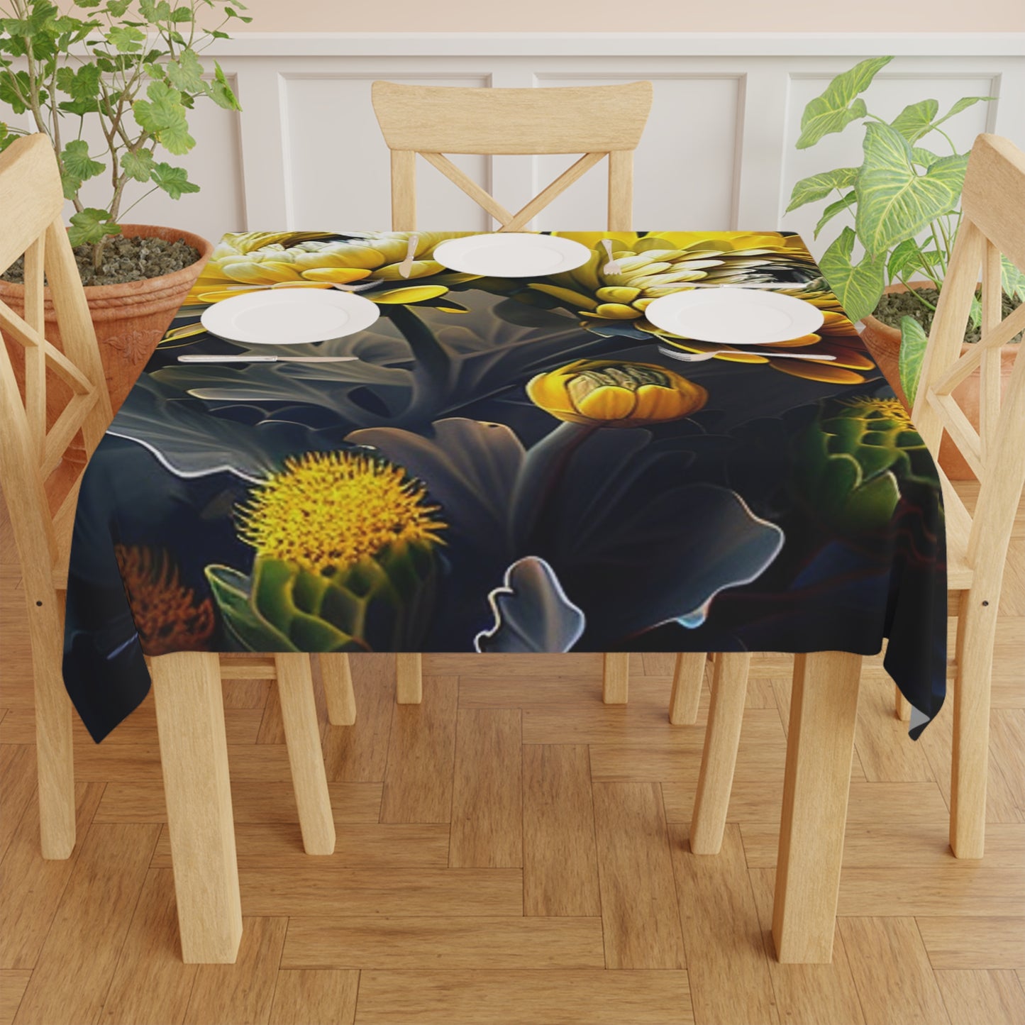 Tablecloth Yellow Hermosas Flores Amarillas 2