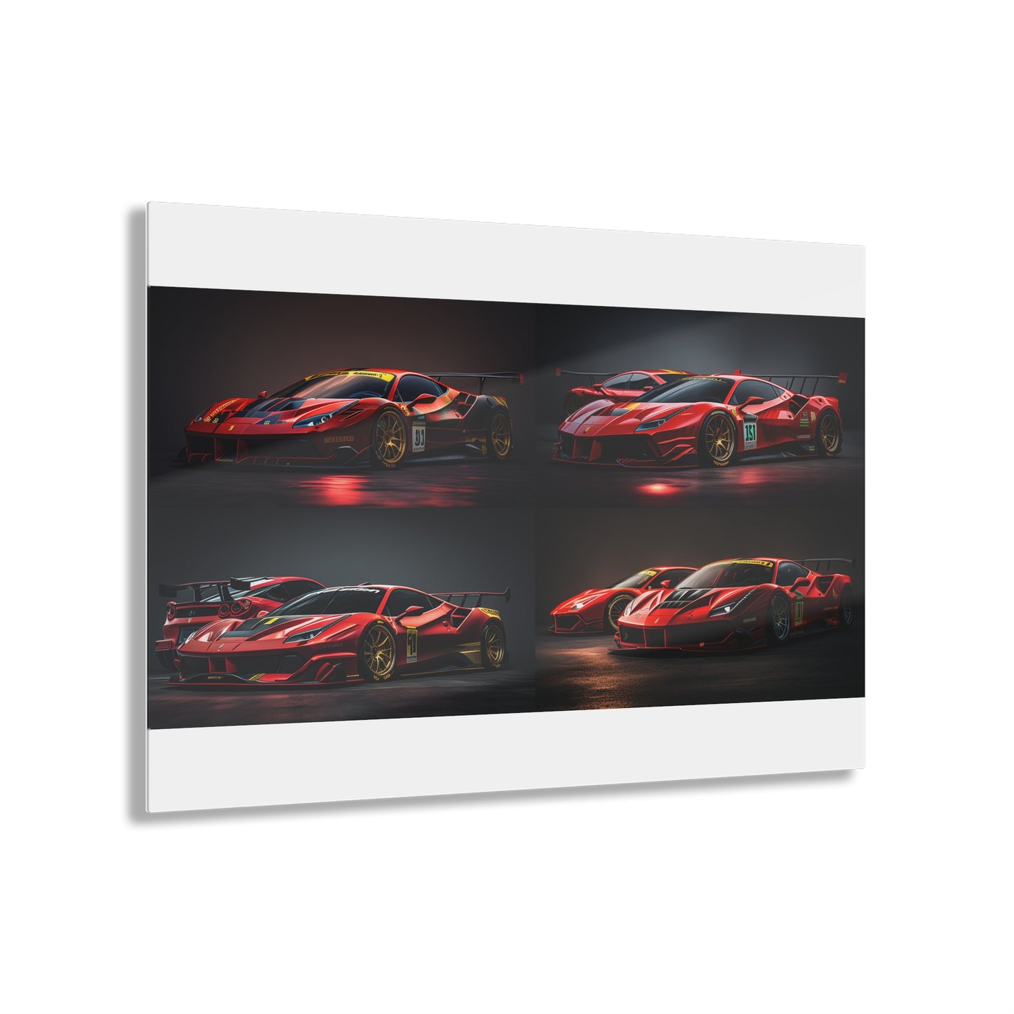 Acrylic Prints Ferrari Red 5