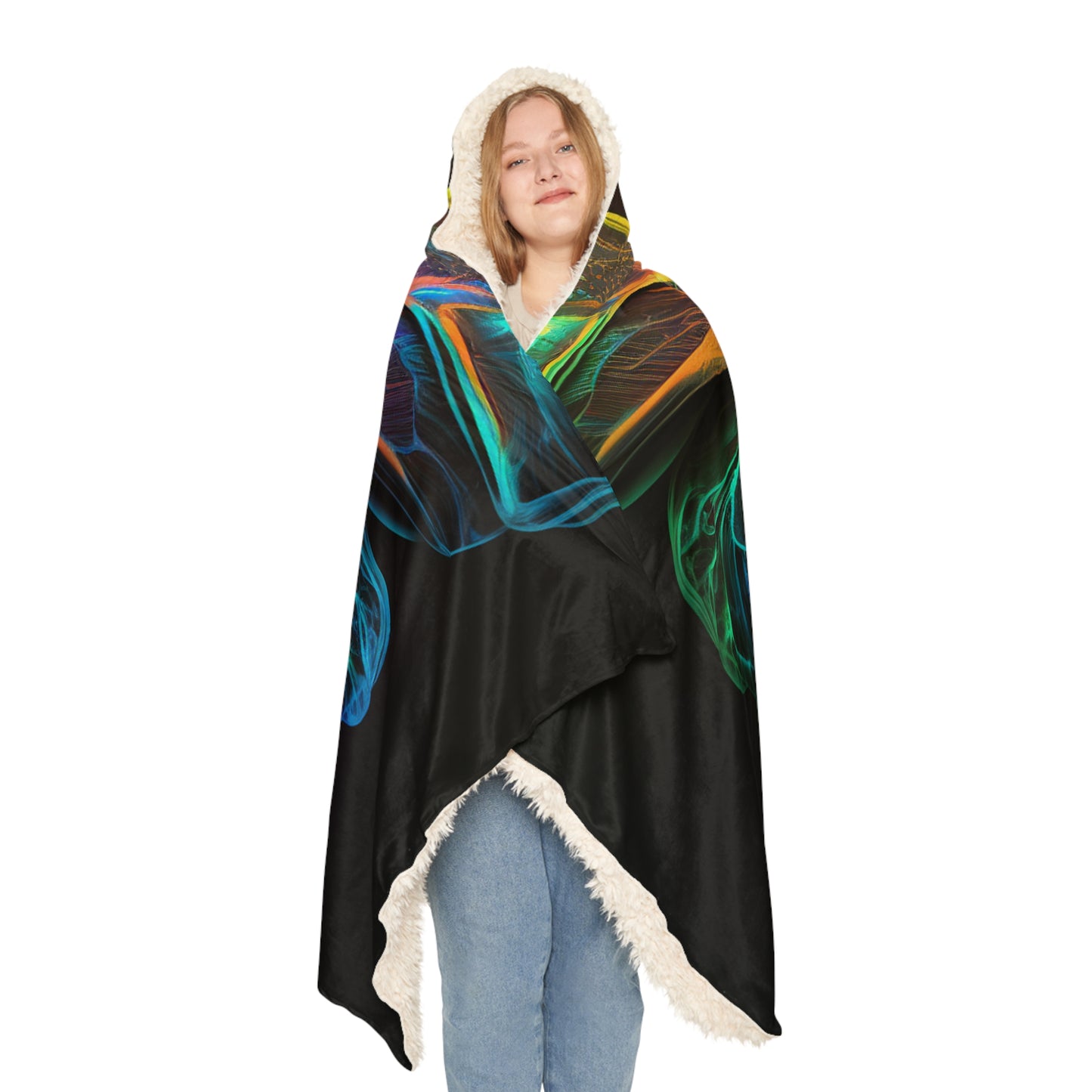 Snuggle Hooded Blanket Raw Hyper Color Butterfly 3