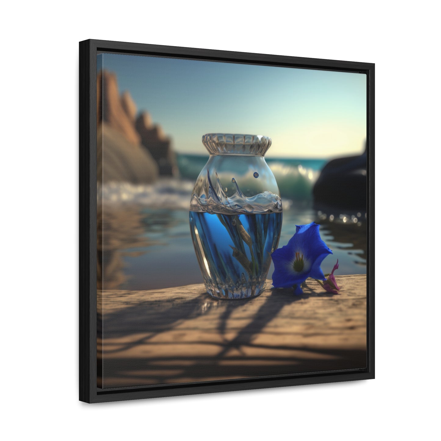 Gallery Canvas Wraps, Square Frame Bluebell 1