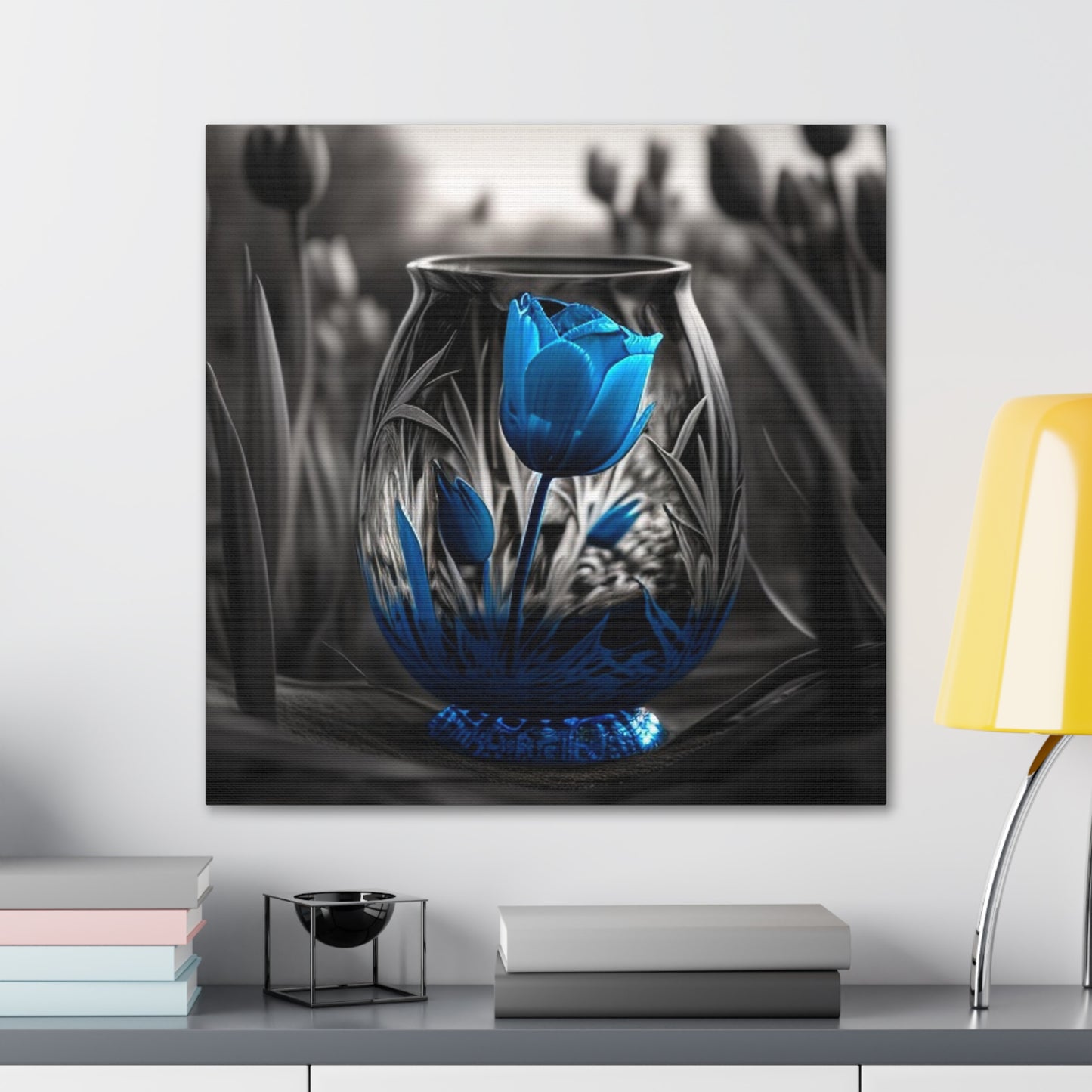 Canvas Gallery Wraps Tulip Blue 3