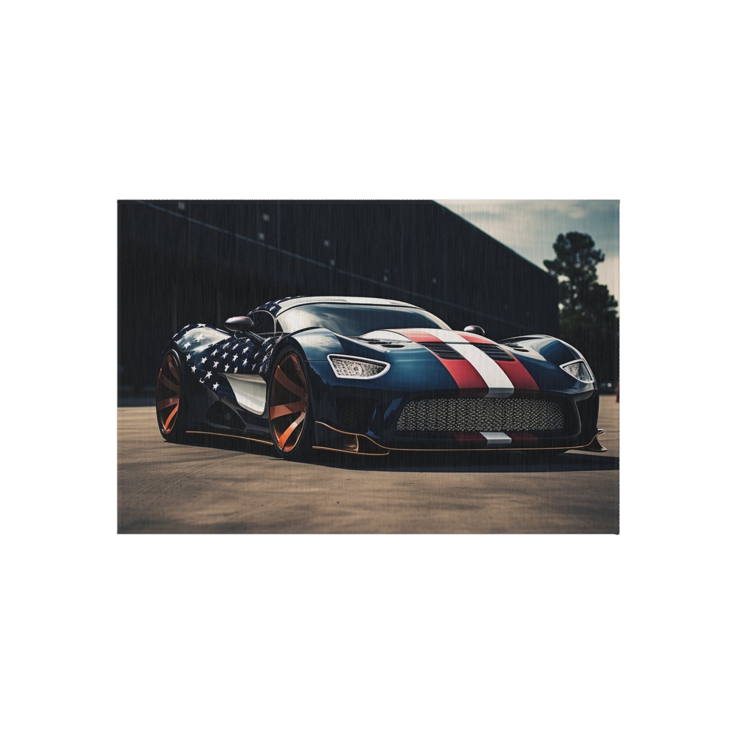 Outdoor Rug  Bugatti Flag American 2