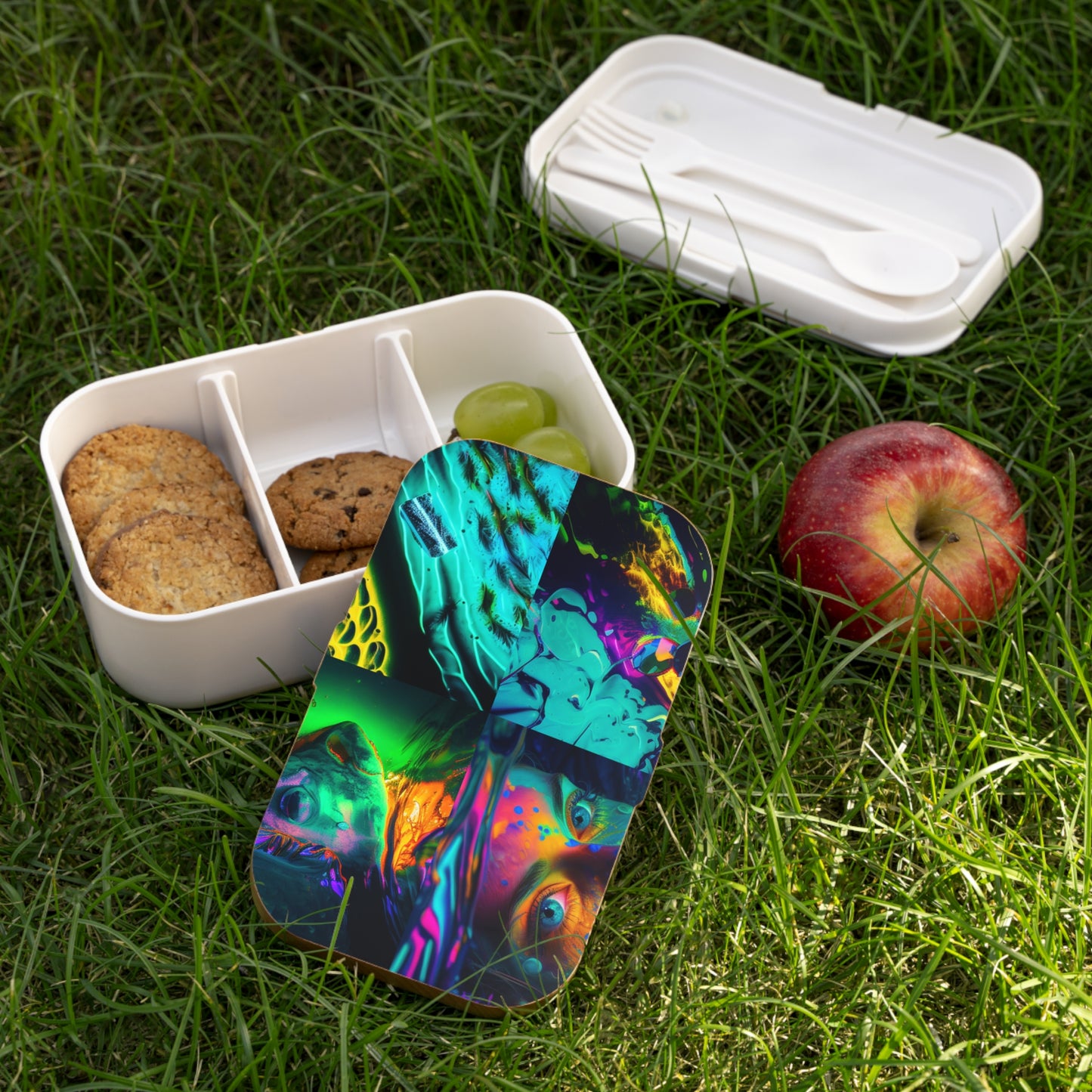 Bento Lunch Box Florescent Glow 5