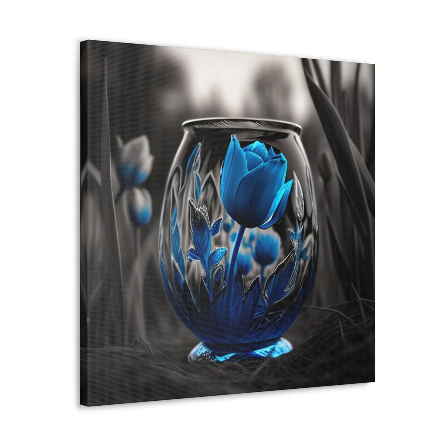 Canvas Gallery Wraps Tulip Blue 2