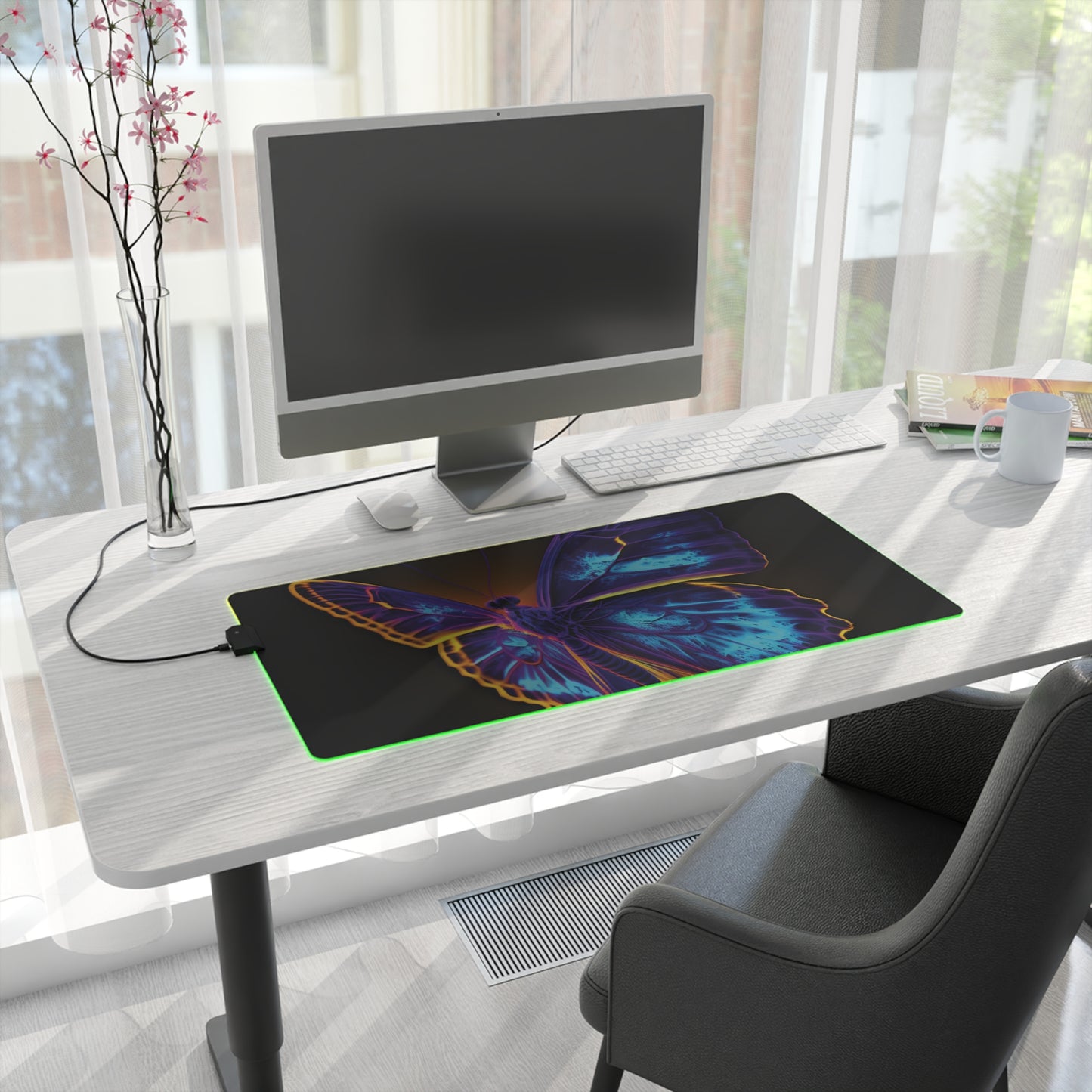 LED Gaming Mouse Pad Thermal Butterfly 4