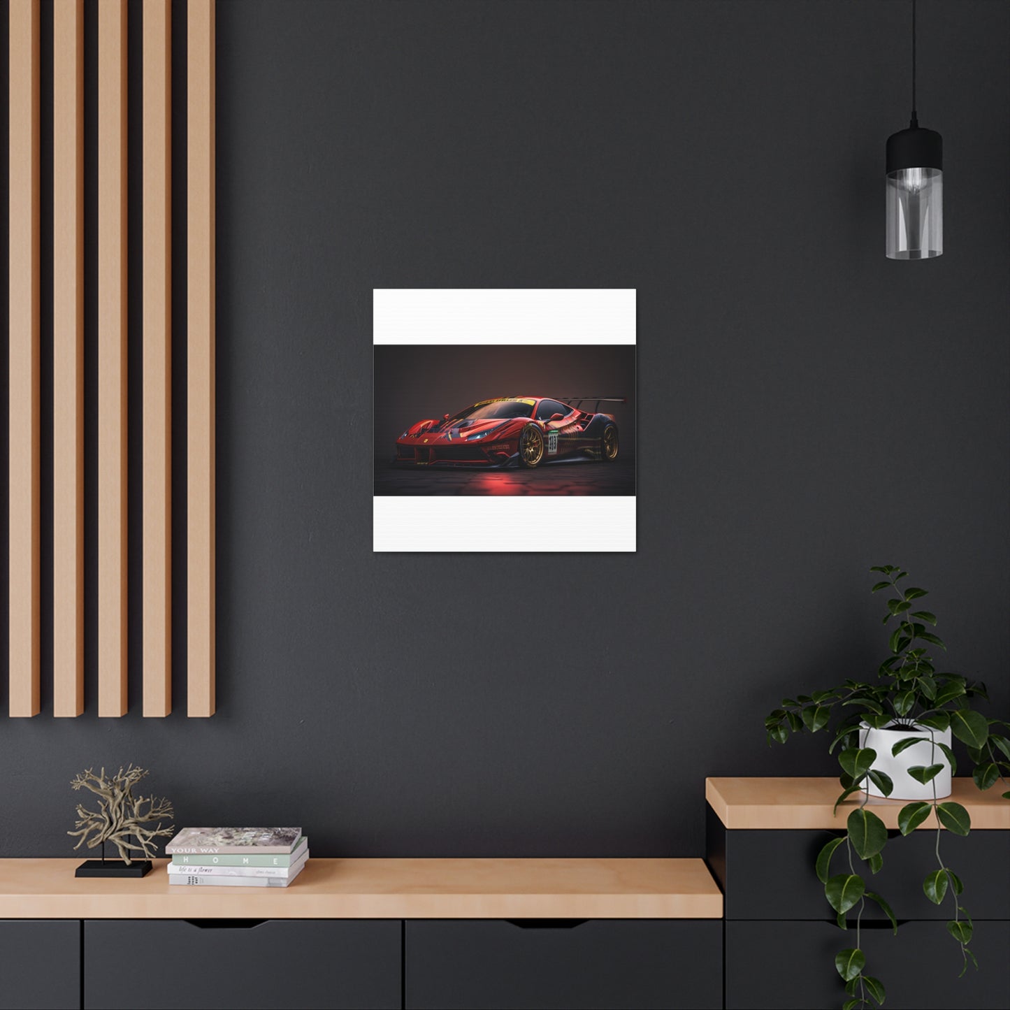 Canvas Gallery Wraps Ferrari Red 1