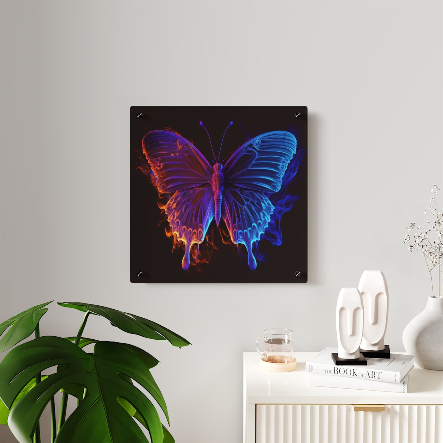 Acrylic Wall Art Panels Thermal Butterfly 1