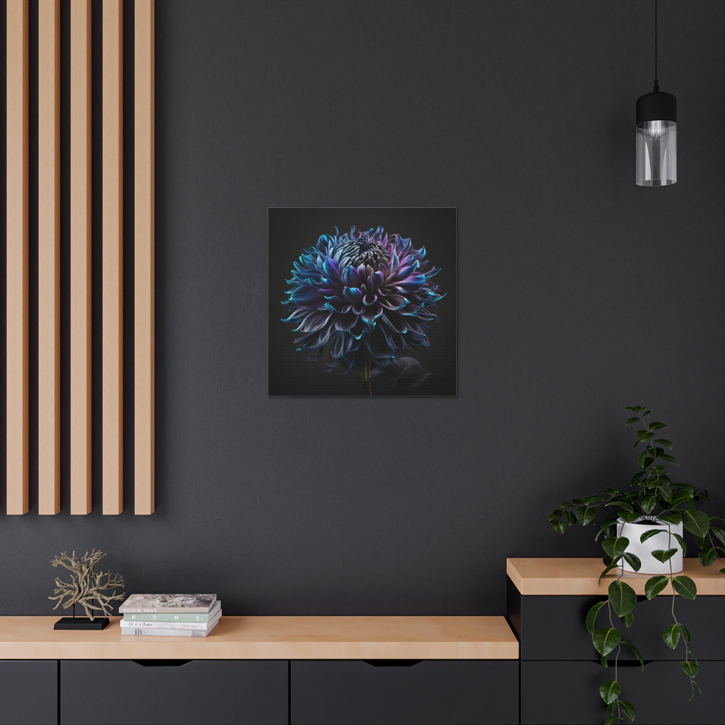Canvas Gallery Wraps Dahlia Purple 3
