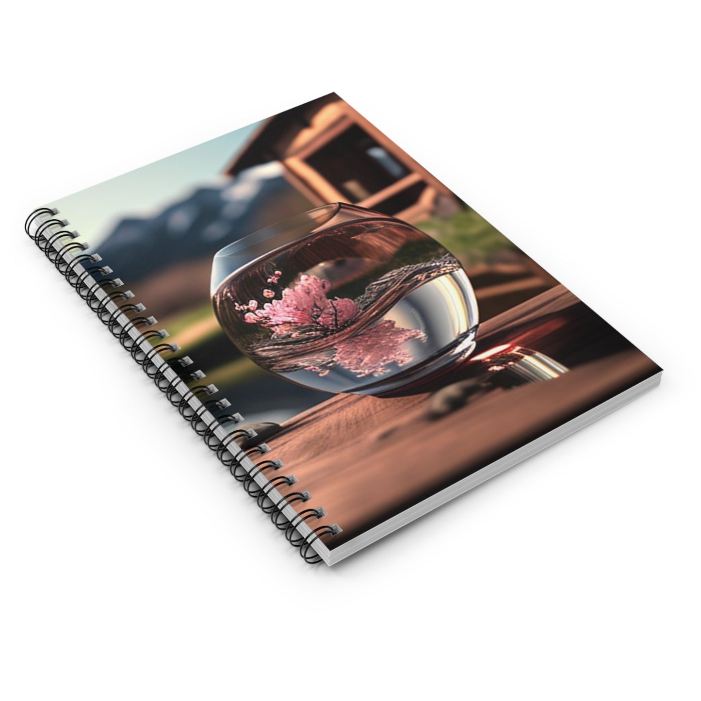 Spiral Notebook - Ruled Line Cherry Blossom 4