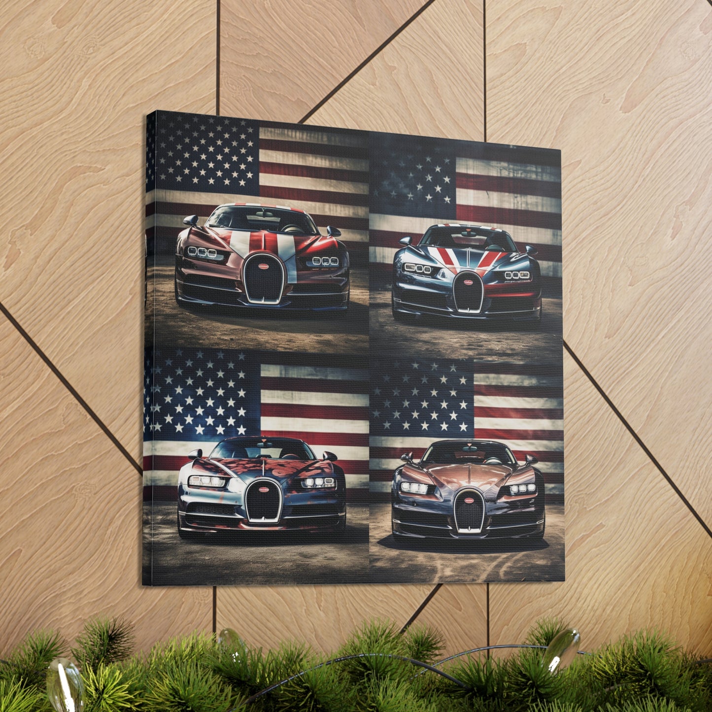 Canvas Gallery Wraps Bugatti Flag 5