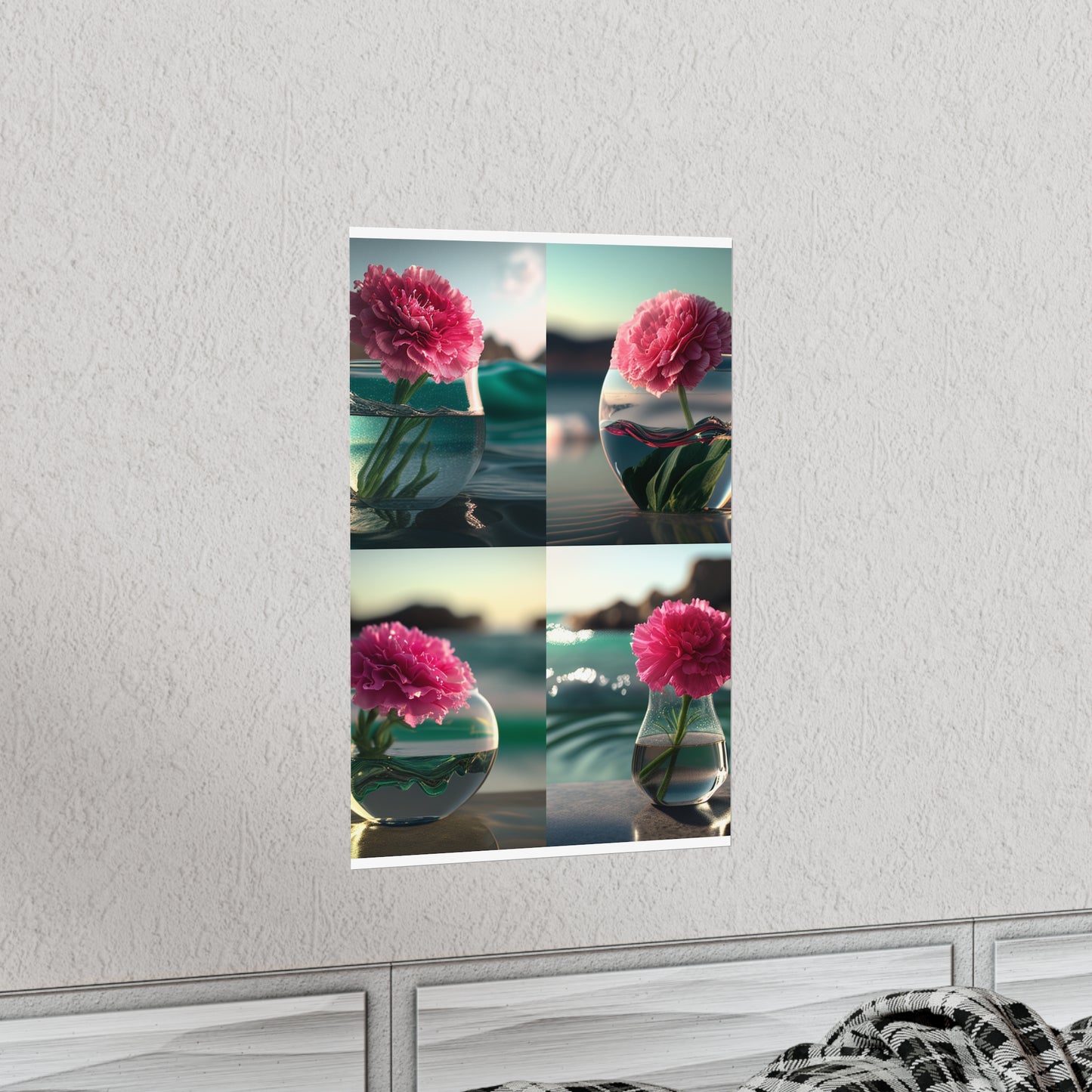 Premium Matte Vertical Posters Carnation 5