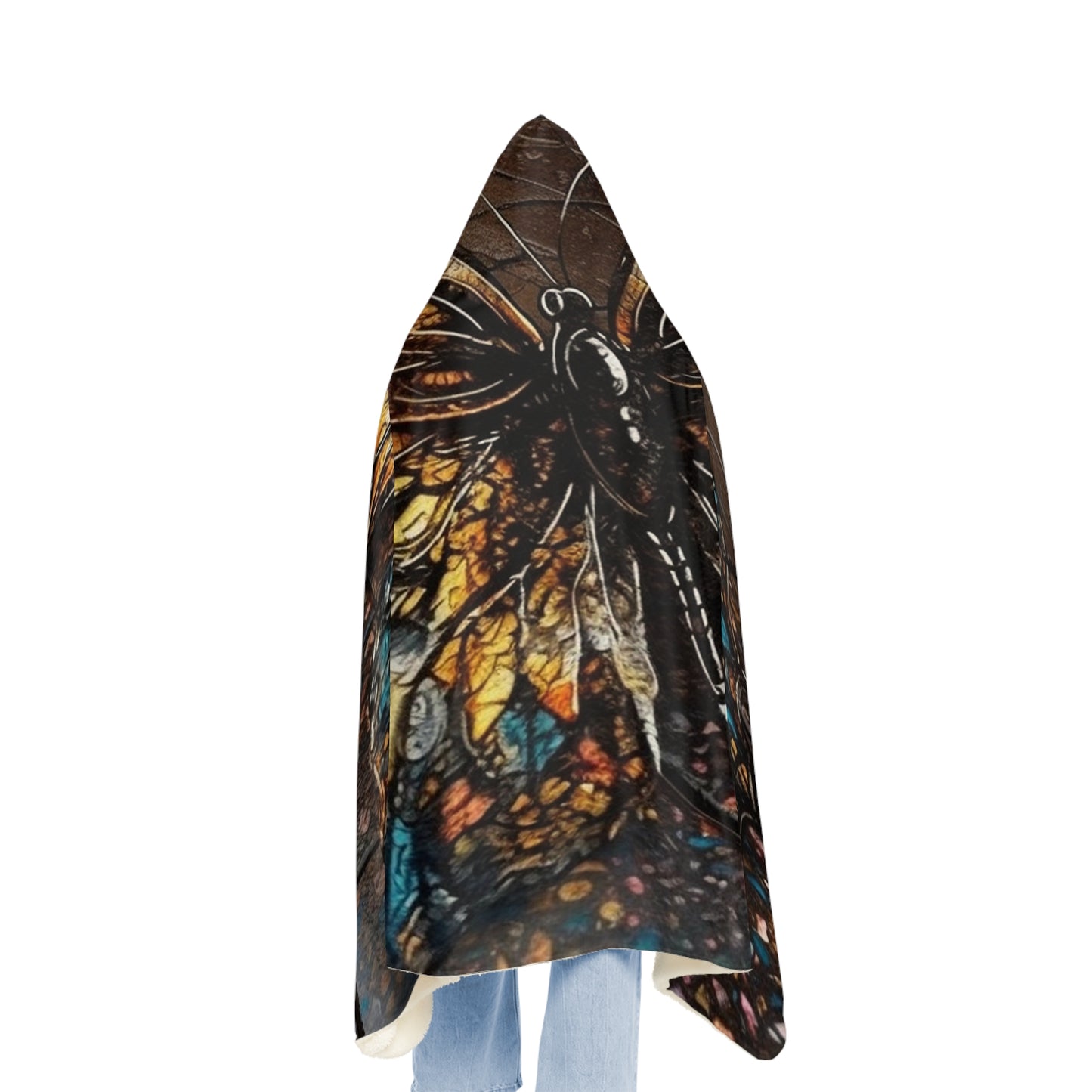Snuggle Hooded Blanket Water Butterfly Street 1