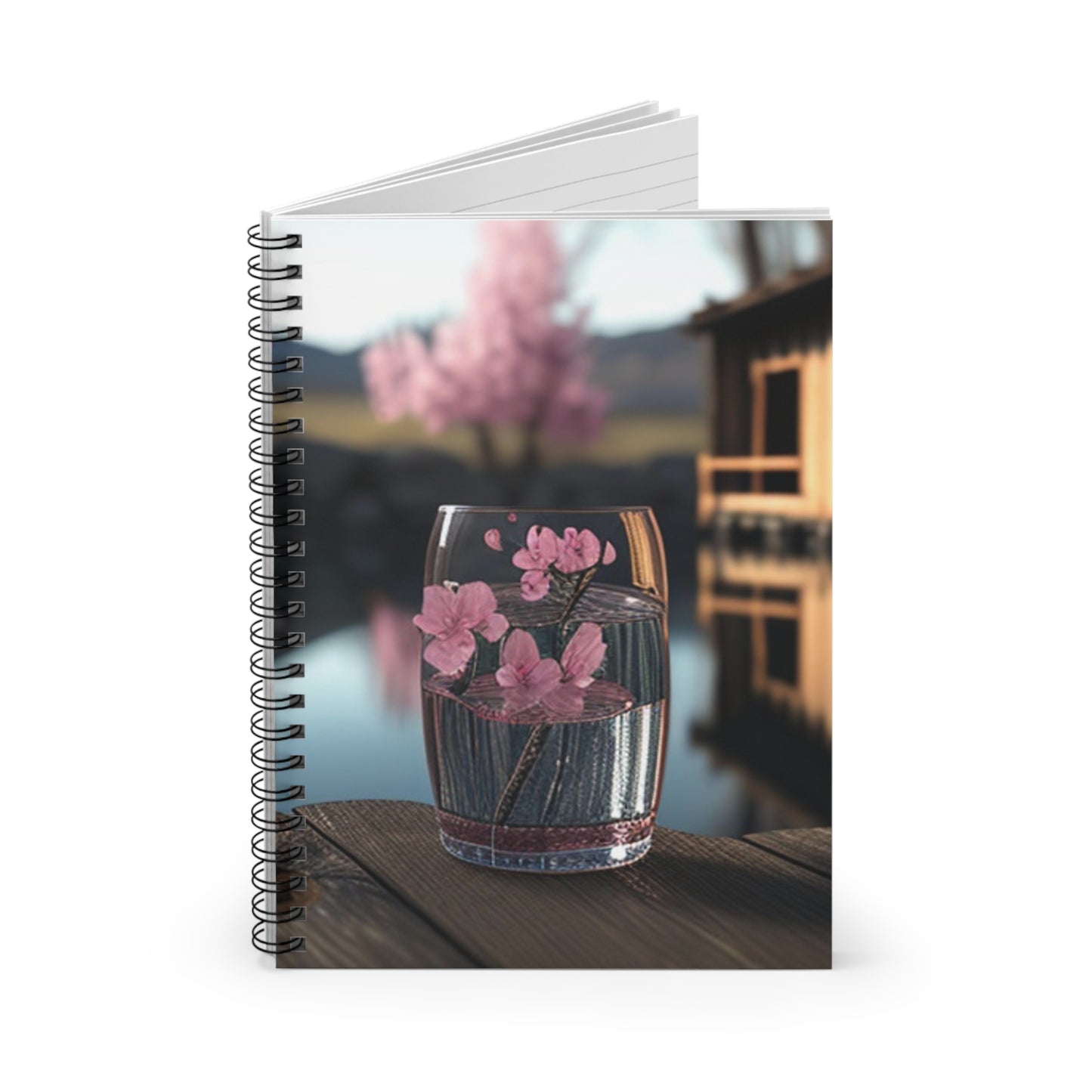 Spiral Notebook - Ruled Line Cherry Blossom 1