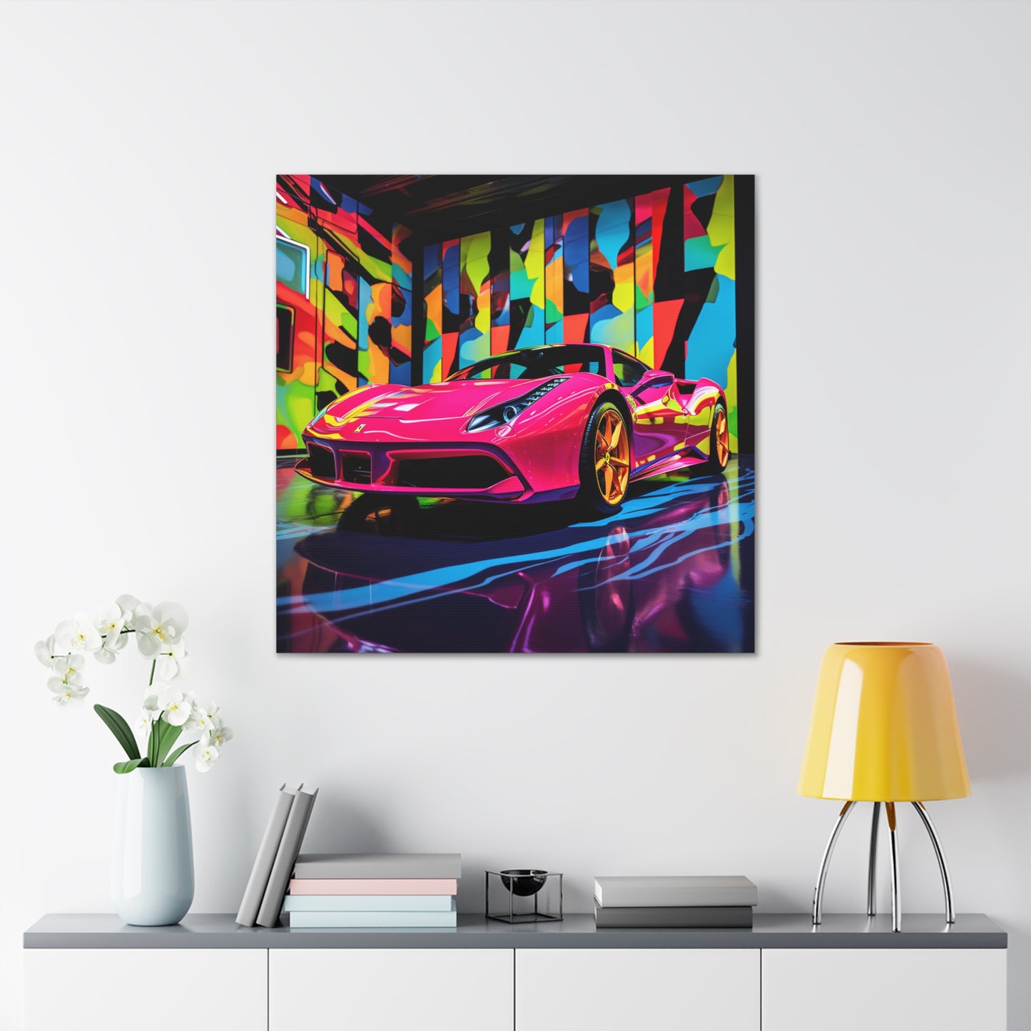 Canvas Gallery Wraps Ferrari Flair Macro 1