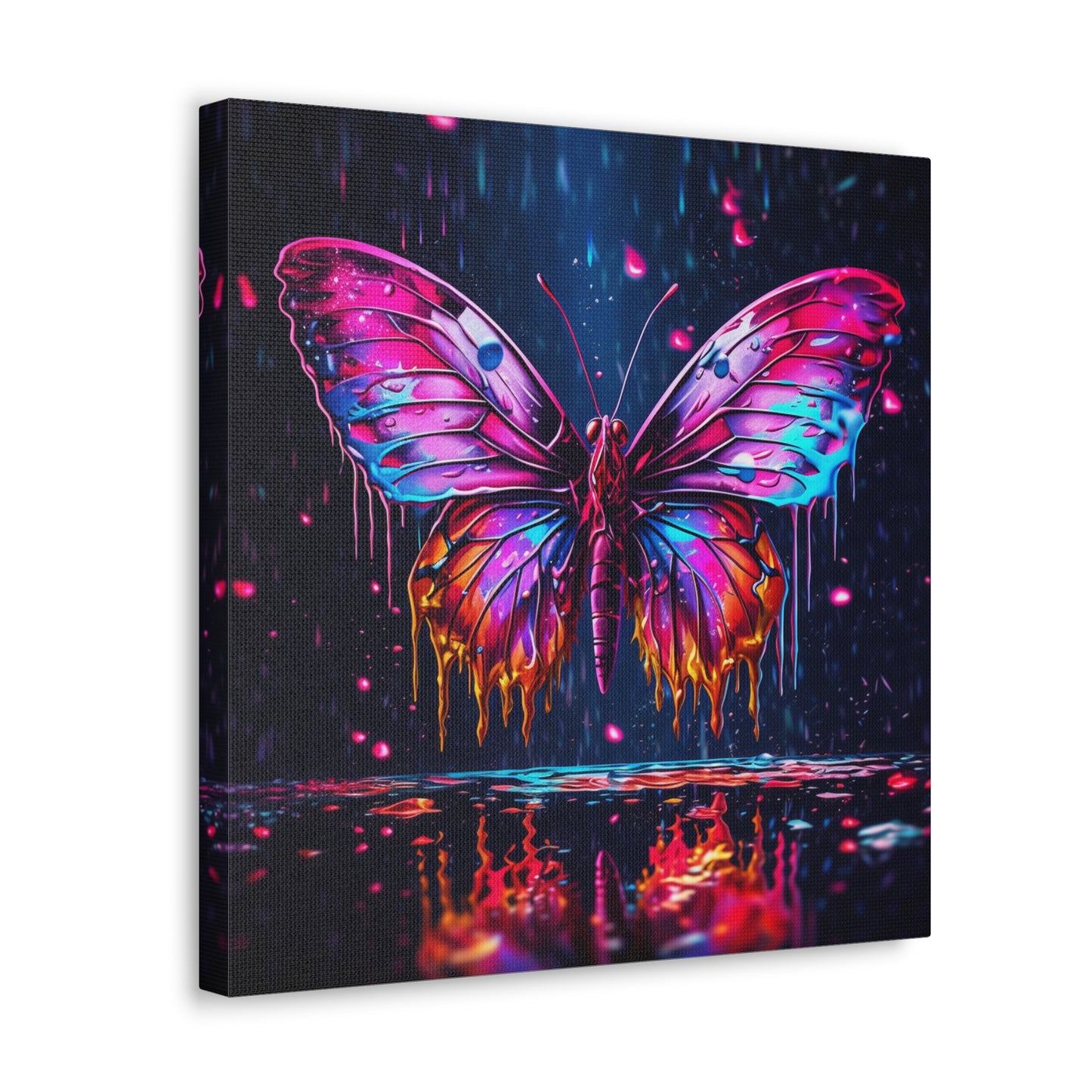 Canvas Gallery Wraps Pink Butterfly Flair 2