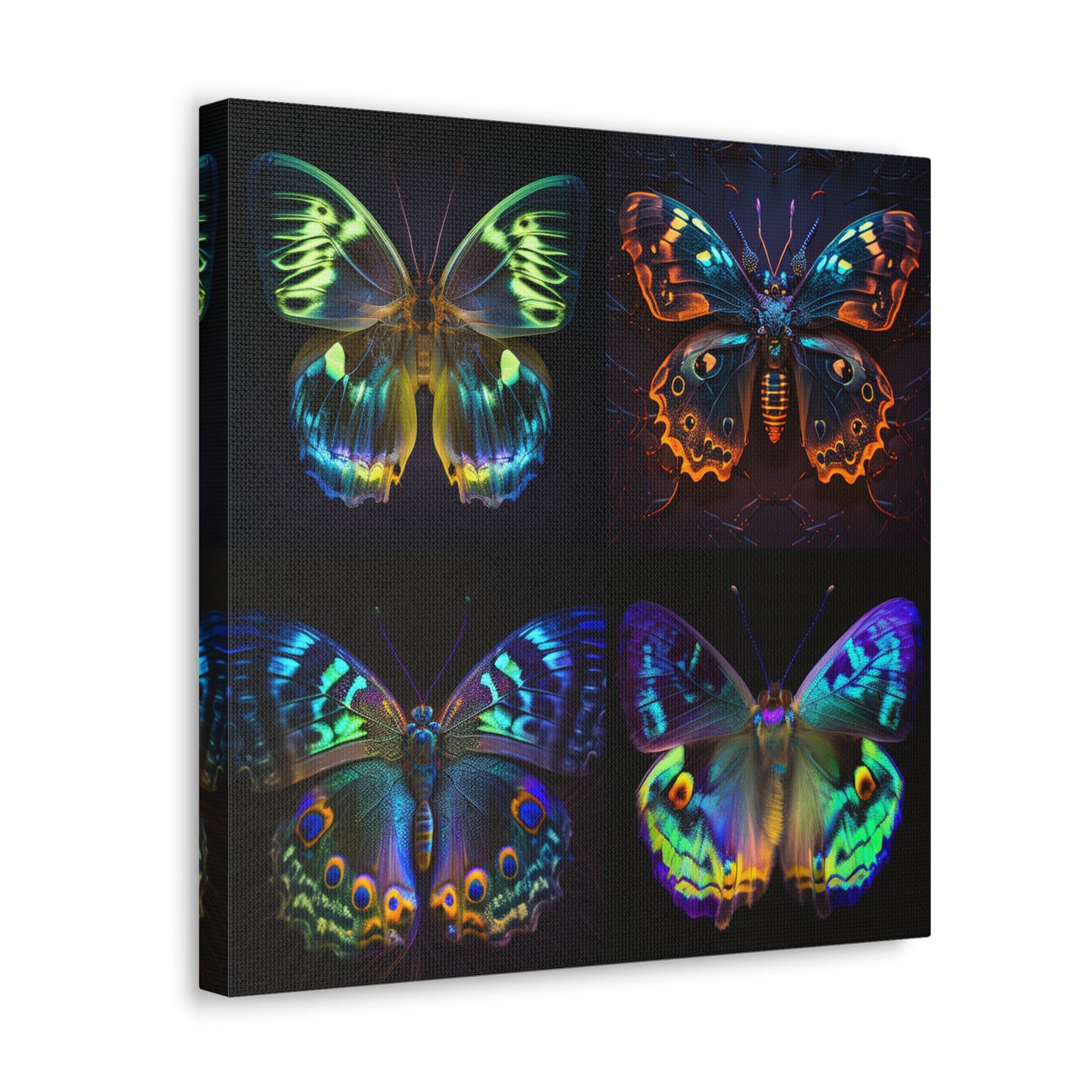 Canvas Gallery Wraps Neon Hue Butterfly 5