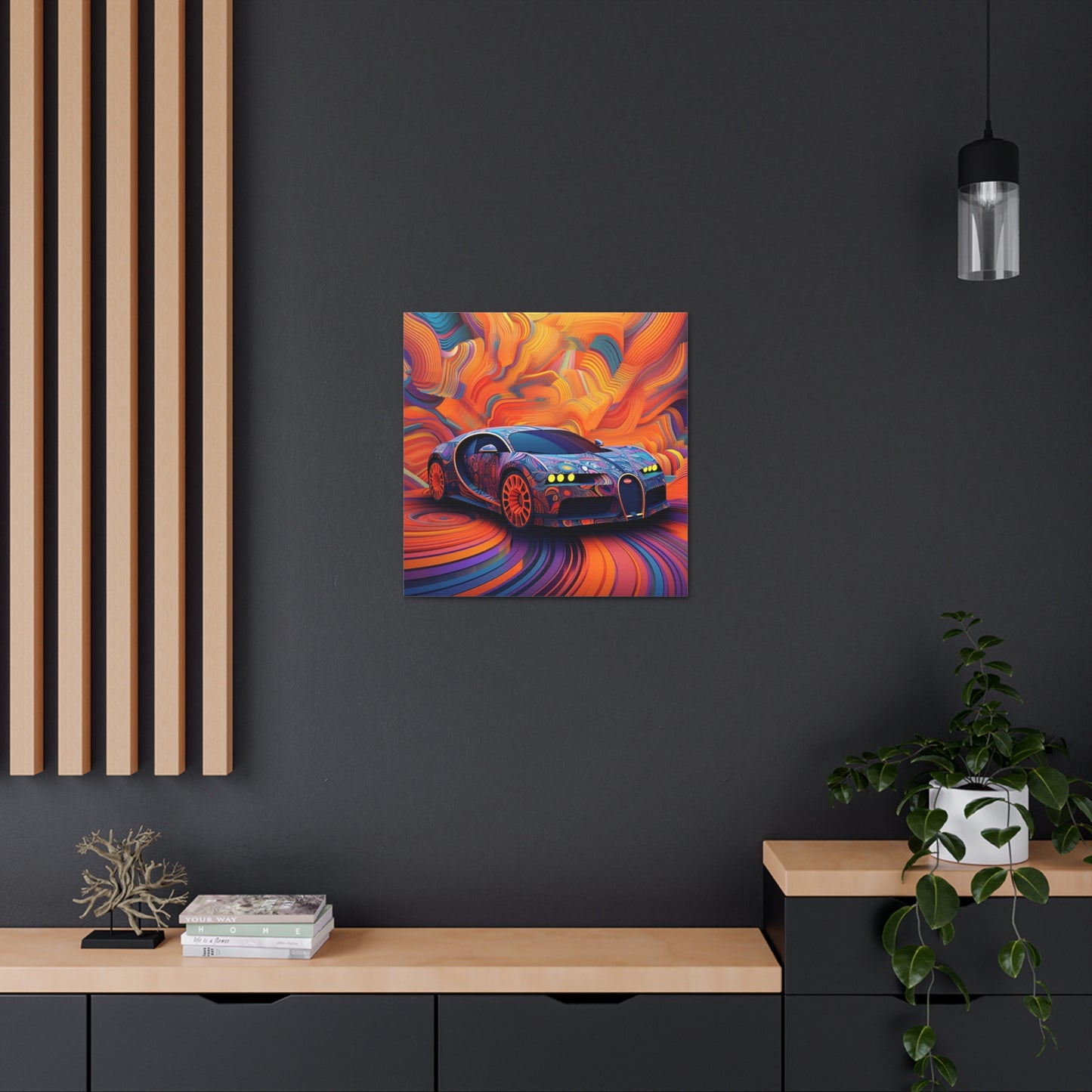 Canvas Gallery Wraps Bugatti Abstract Concept 4