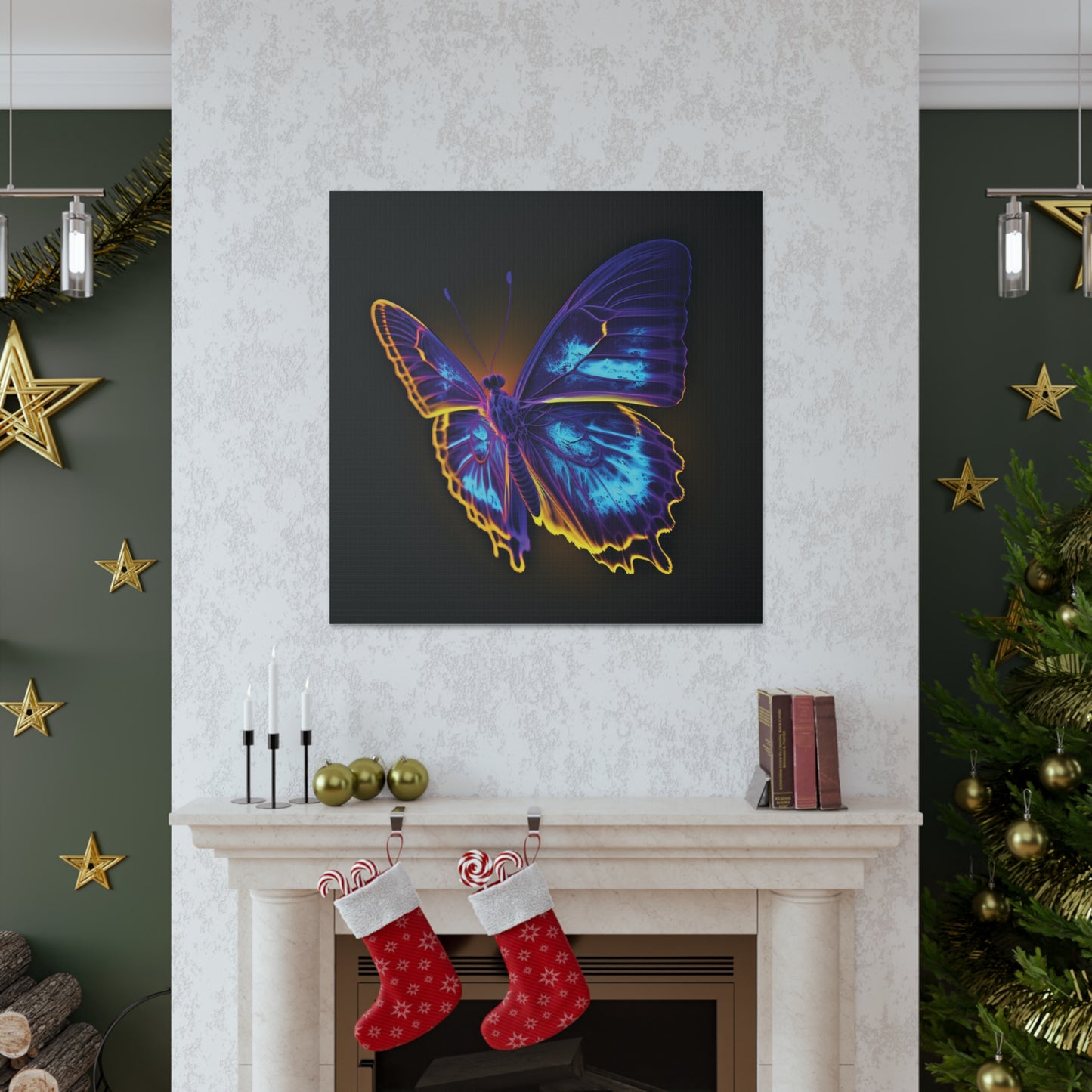 Canvas Gallery Wraps Thermal Butterfly 4