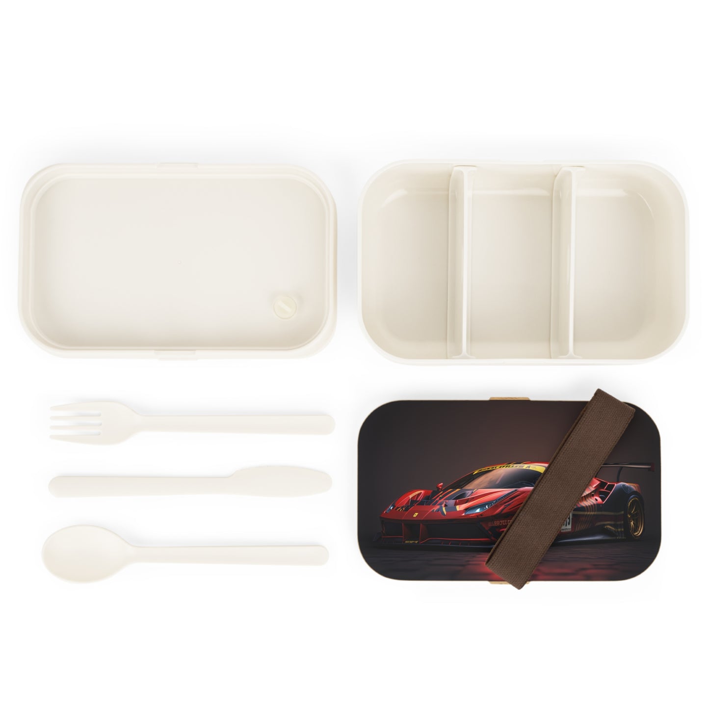 Bento Lunch Box Ferrari Red 1