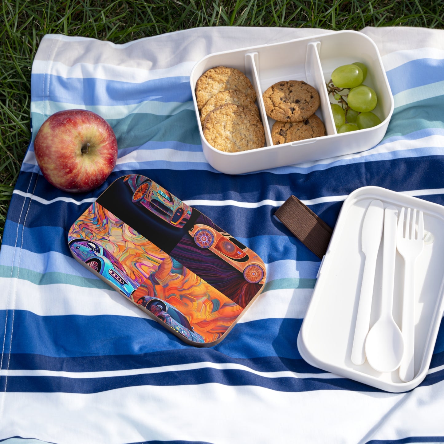 Bento Lunch Box Bugatti Abstract Concept 5