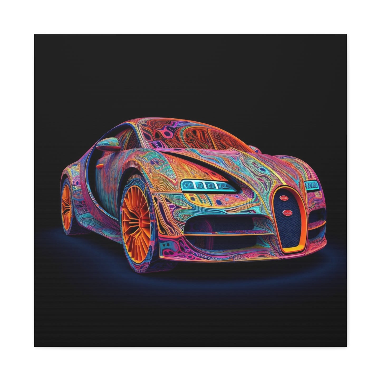 Canvas Gallery Wraps Bugatti Abstract Concept 1