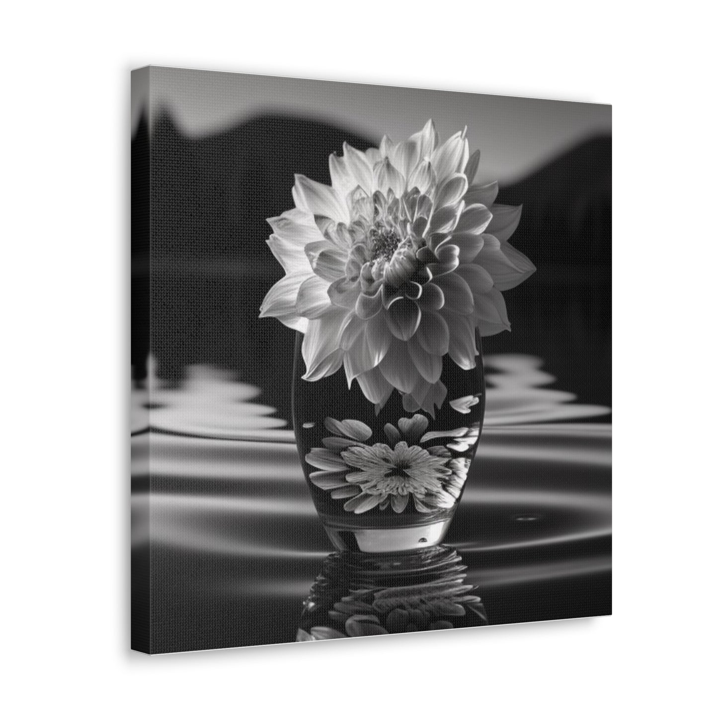 Canvas Gallery Wraps White Dahlia 4