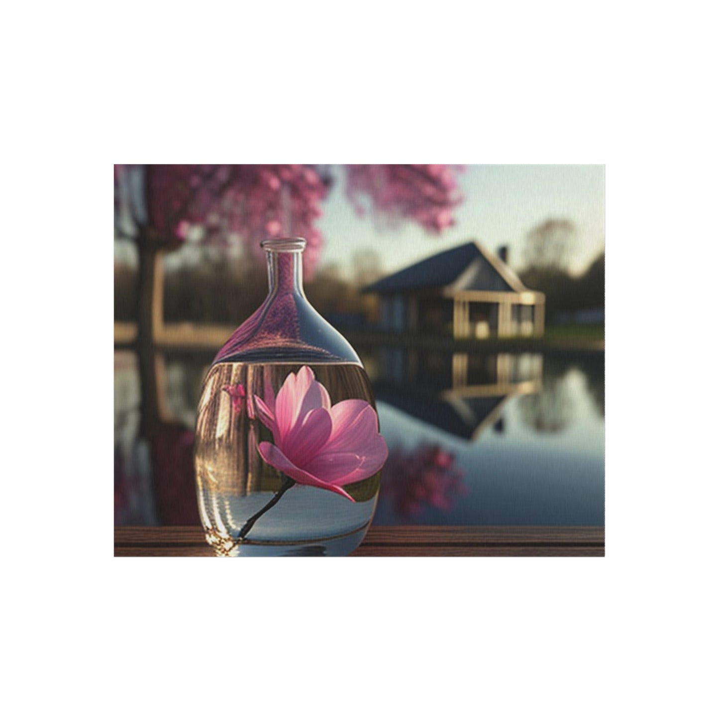 Outdoor Rug  Magnolia in a Glass vase 2