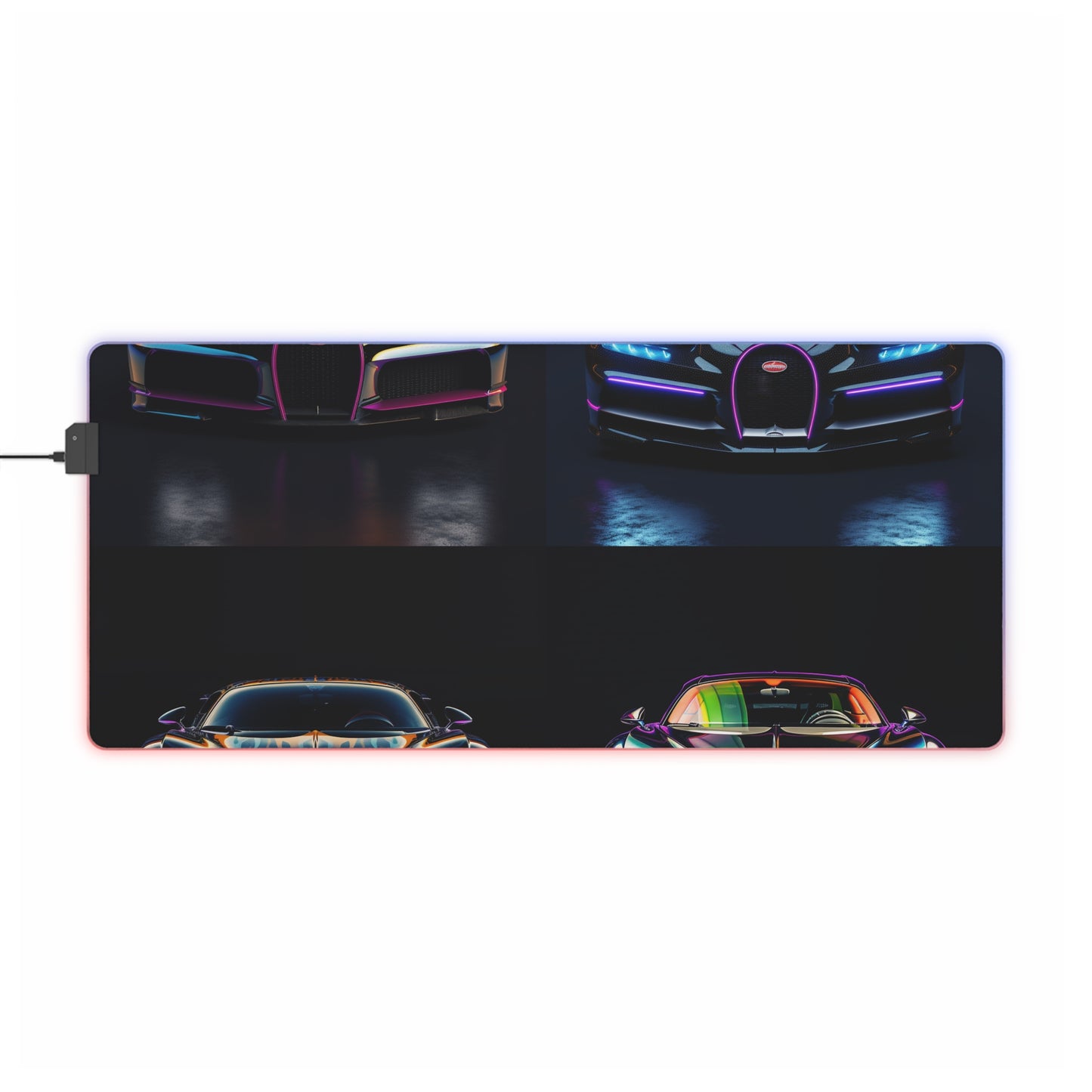 LED Gaming Mouse Pad Hyper Bugatti Chiron 5