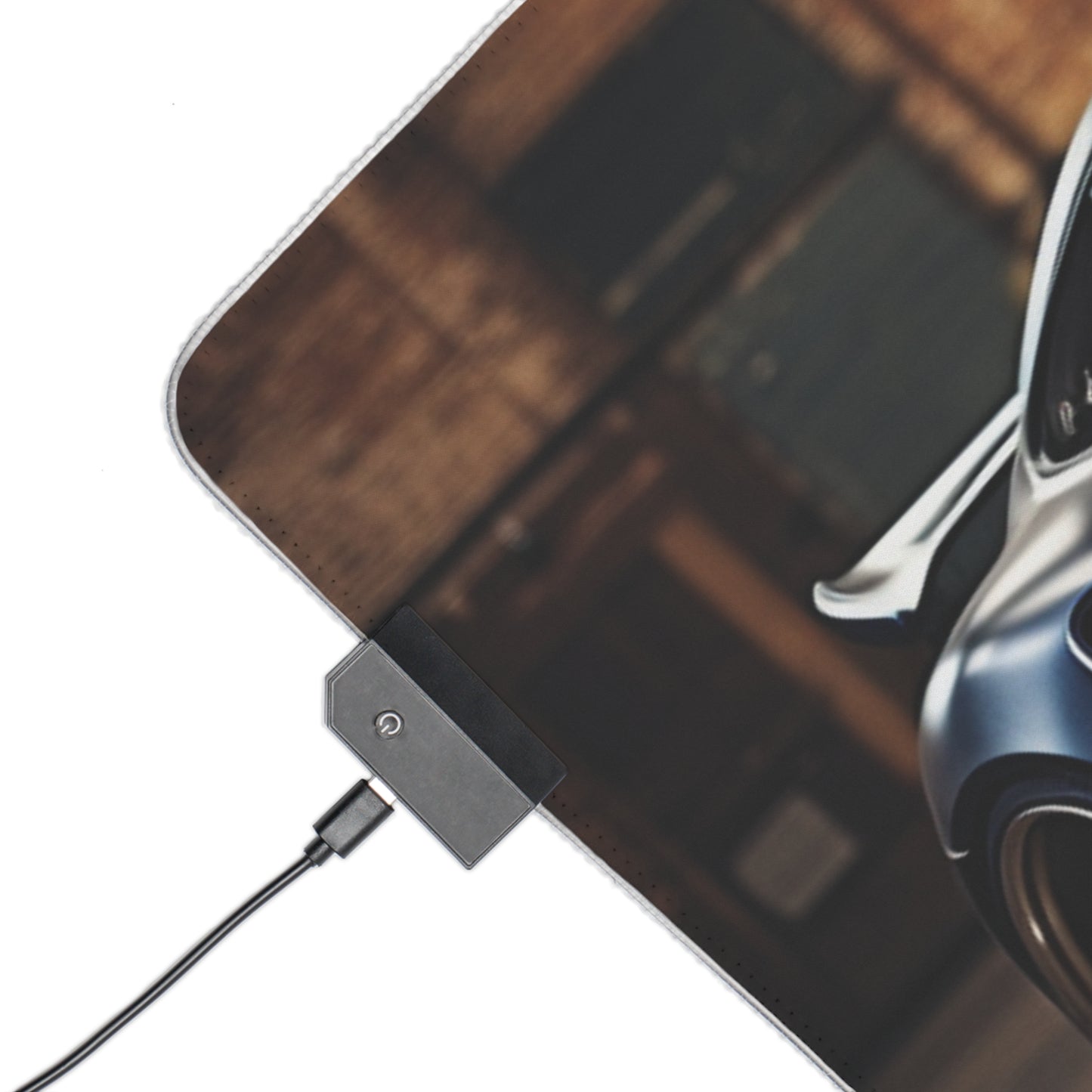 LED Gaming Mouse Pad American Flag Porsche 1