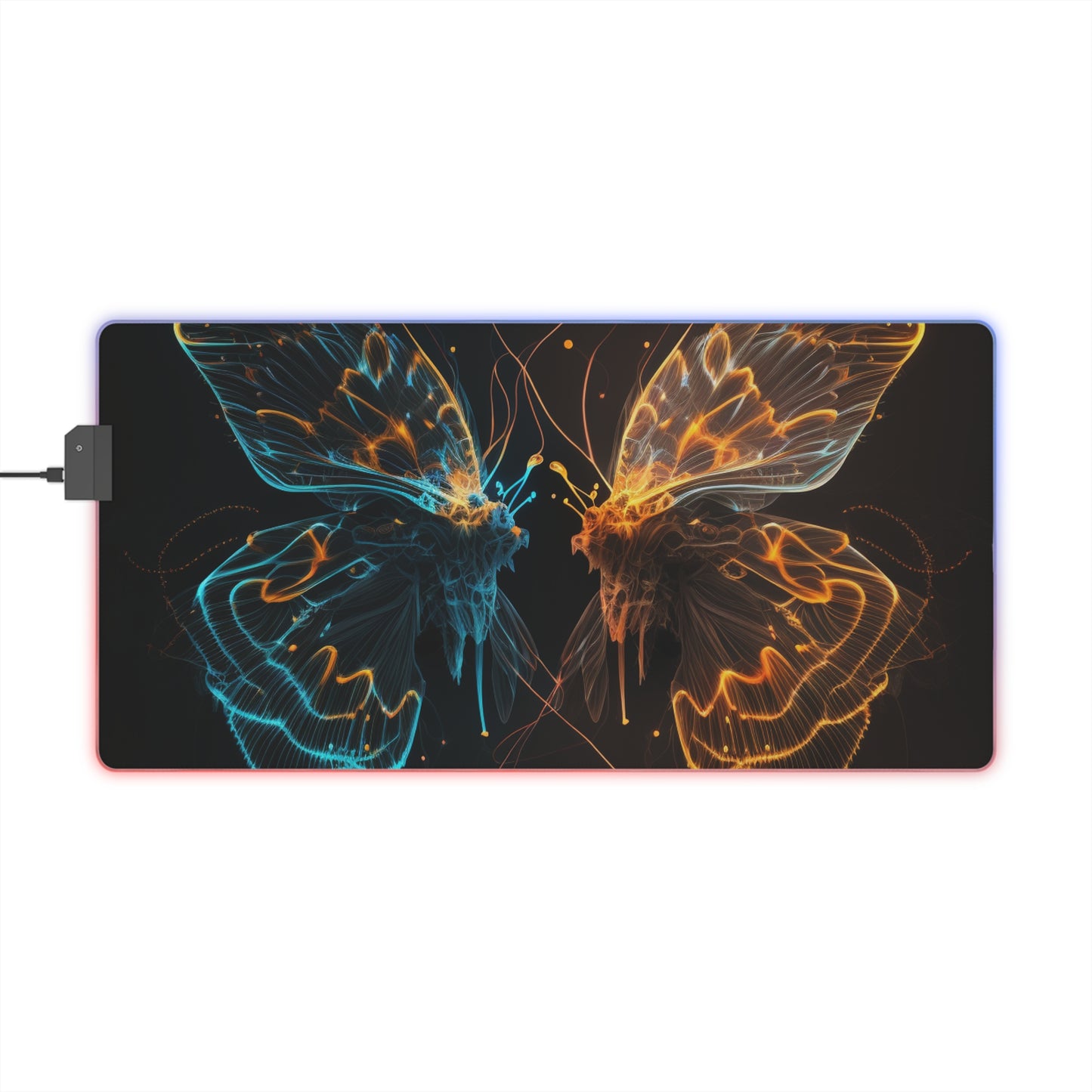 LED Gaming Mouse Pad Neon Glo Butterfly 1