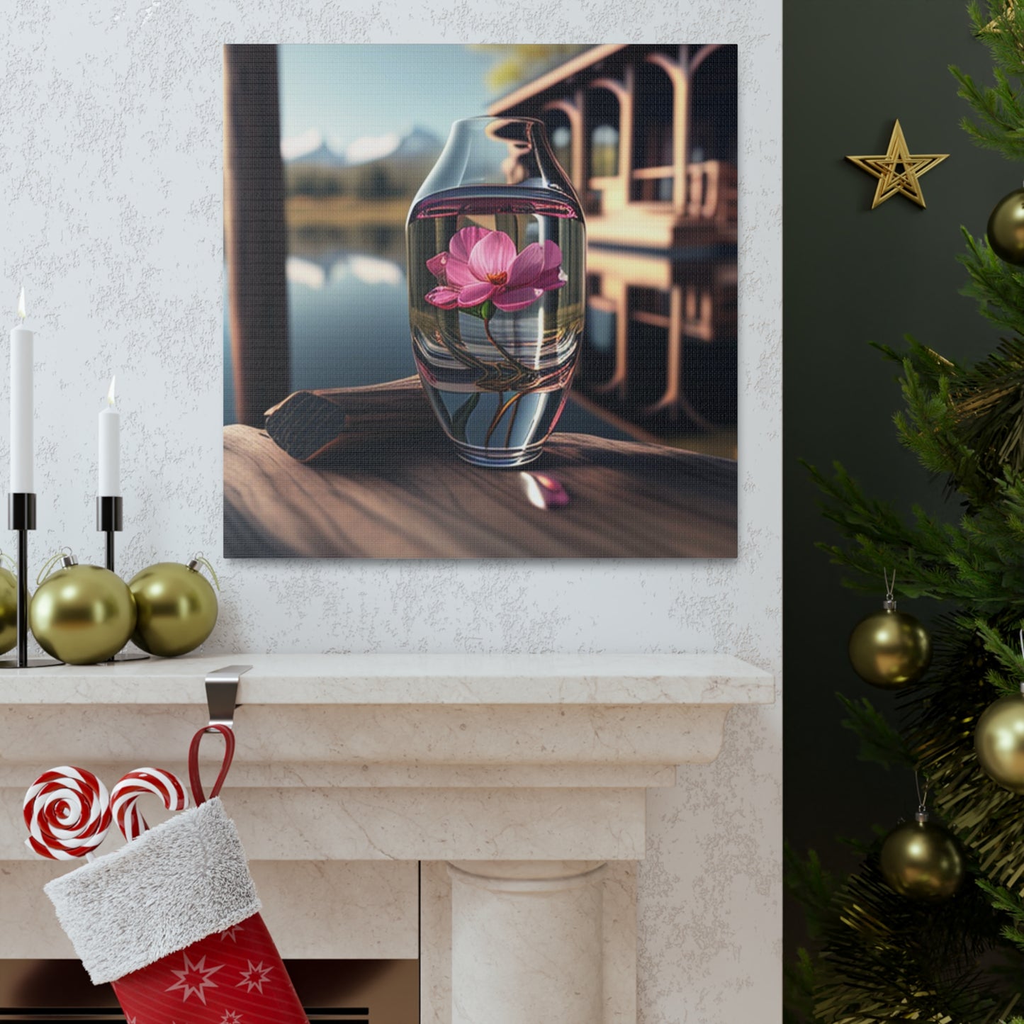 Canvas Gallery Wraps Pink Magnolia 3