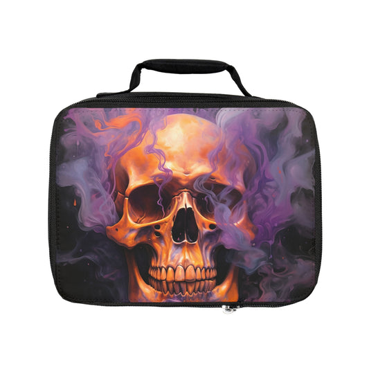 Lunch Bag Skull Flames 4