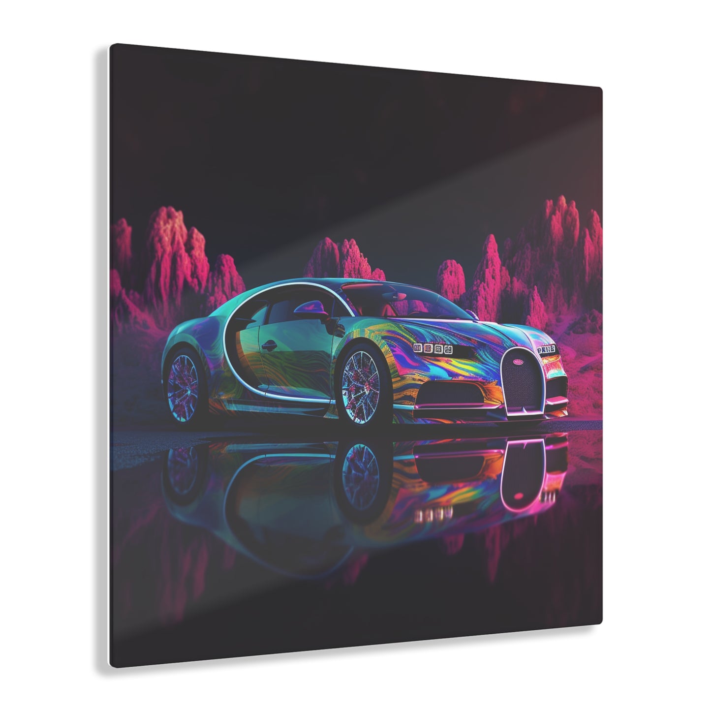 Acrylic Prints Florescent Bugatti Flair 2