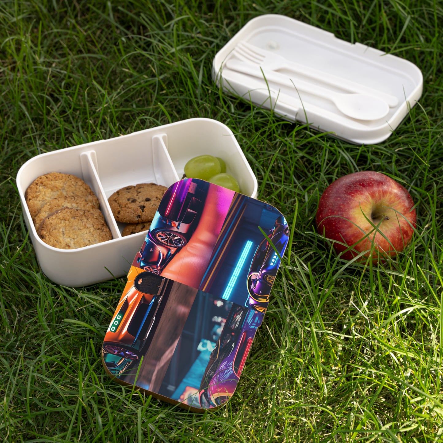 Bento Lunch Box Hyper Bugatti Neon Chiron 5