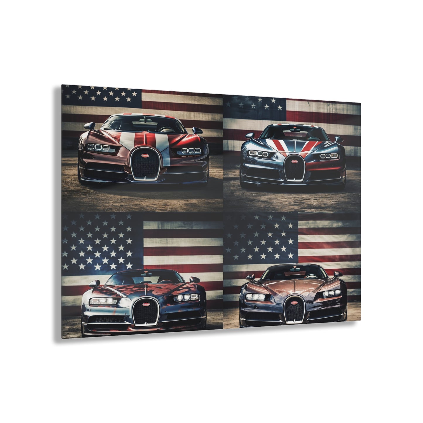 Acrylic Prints Bugatti Flag 5