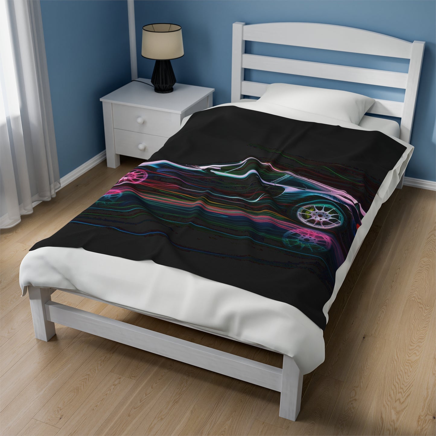 Velveteen Plush Blanket Porsche 933 1