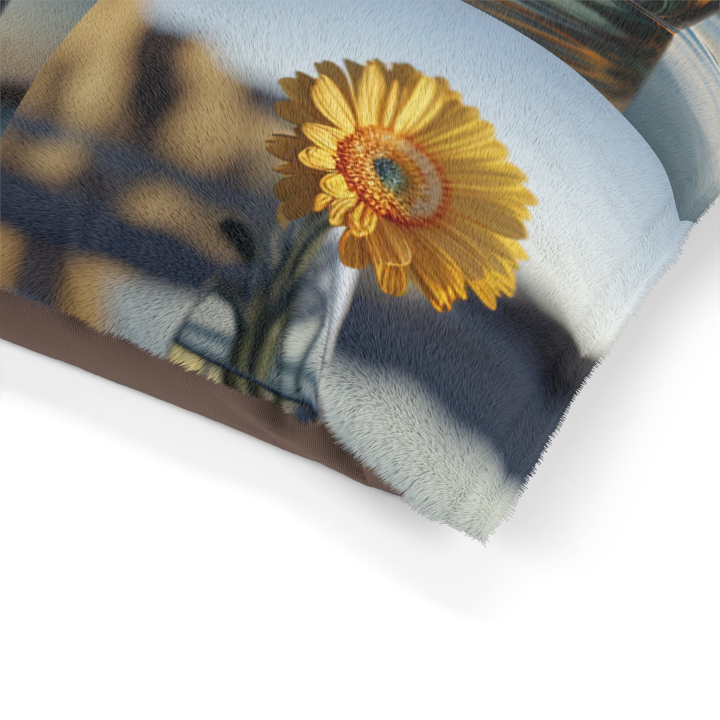 Pet Bed yello Gerbera glass 5