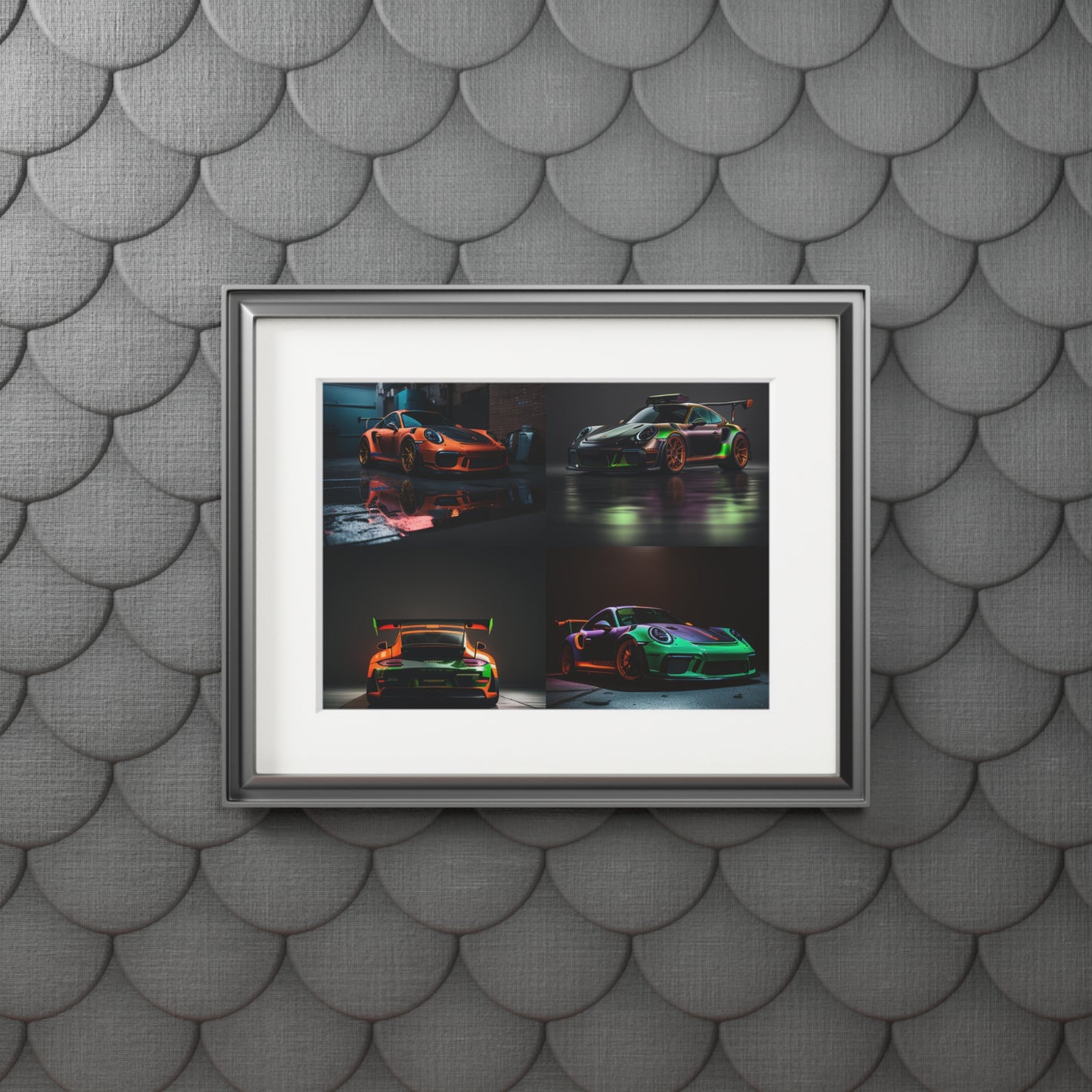 Fine Art Prints (Passepartout Paper Frame) Porsche Color 5