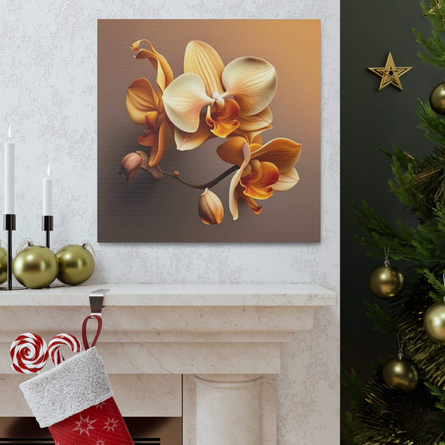 Canvas Gallery Wraps orchid pedals 2