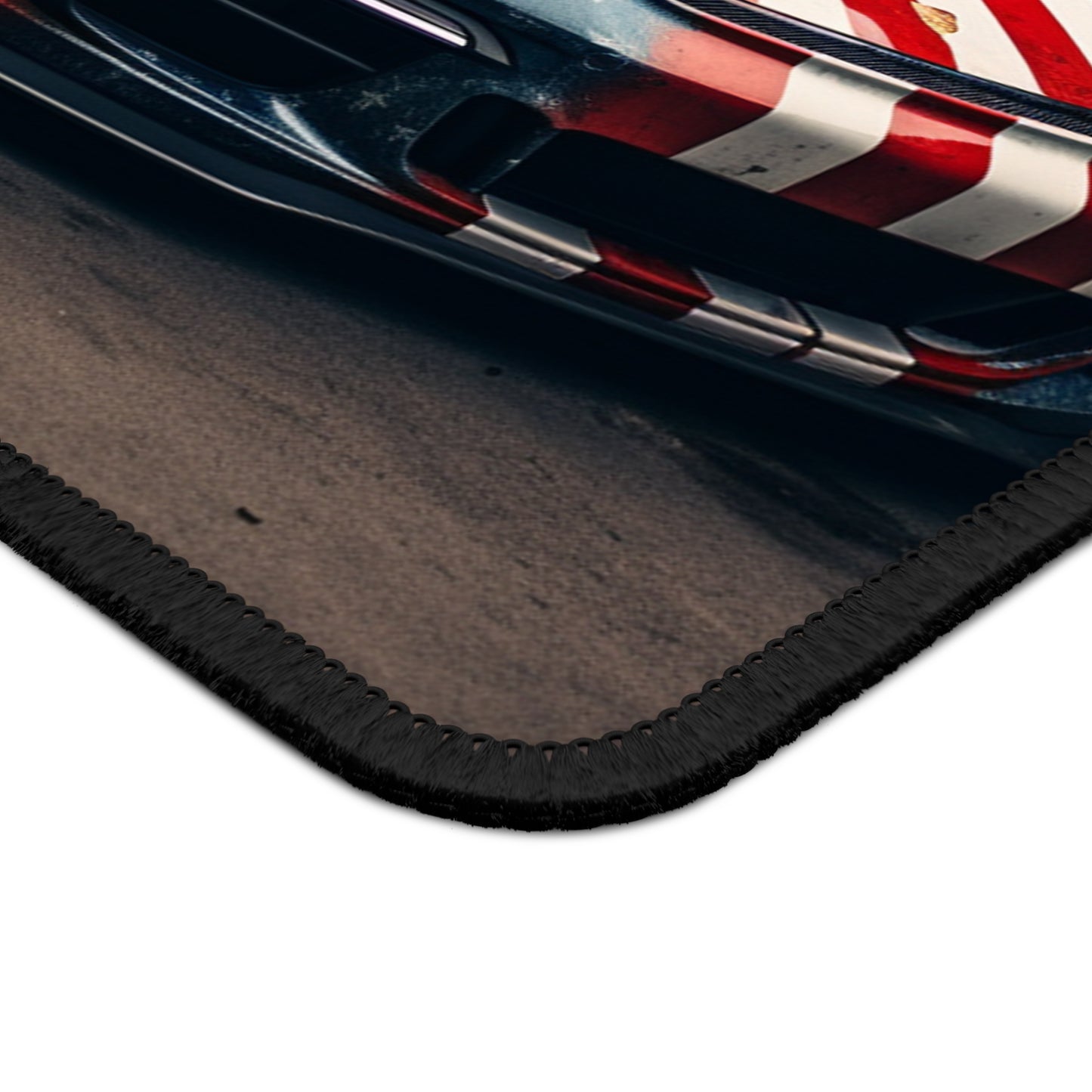 Gaming Mouse Pad  American Flag Porsche 3