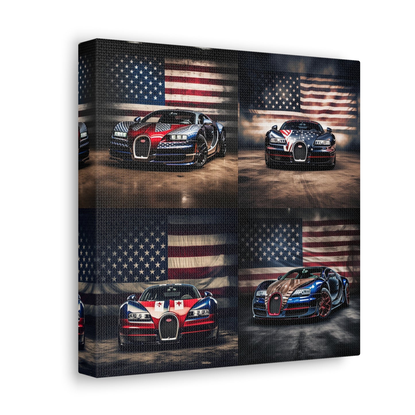 Canvas Gallery Wraps Bugatti American Flag 5